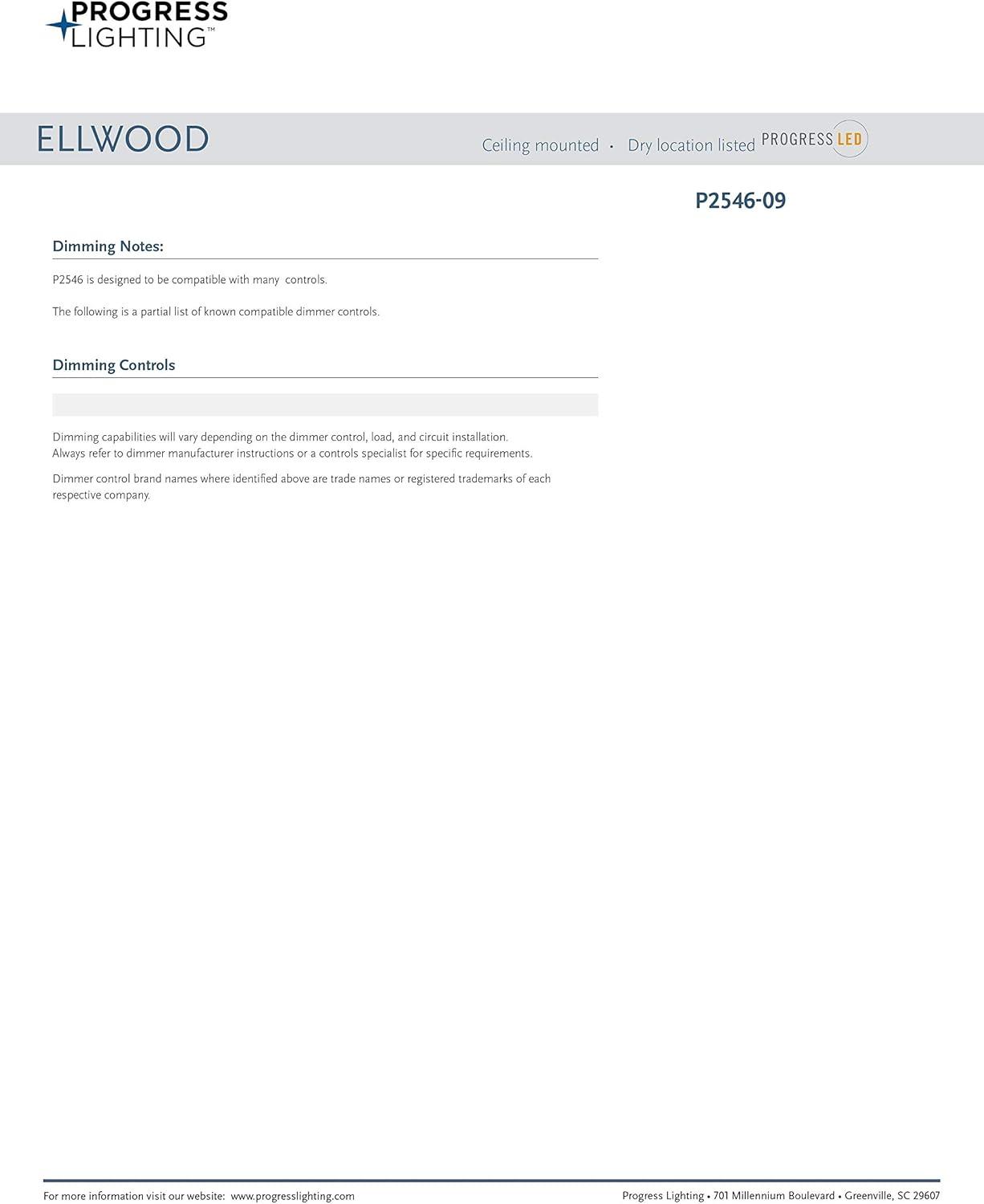 Progress Lighting Ellwood 68 Ellwood 68" 5 Blade Indoor Ceiling Fan - Nickel