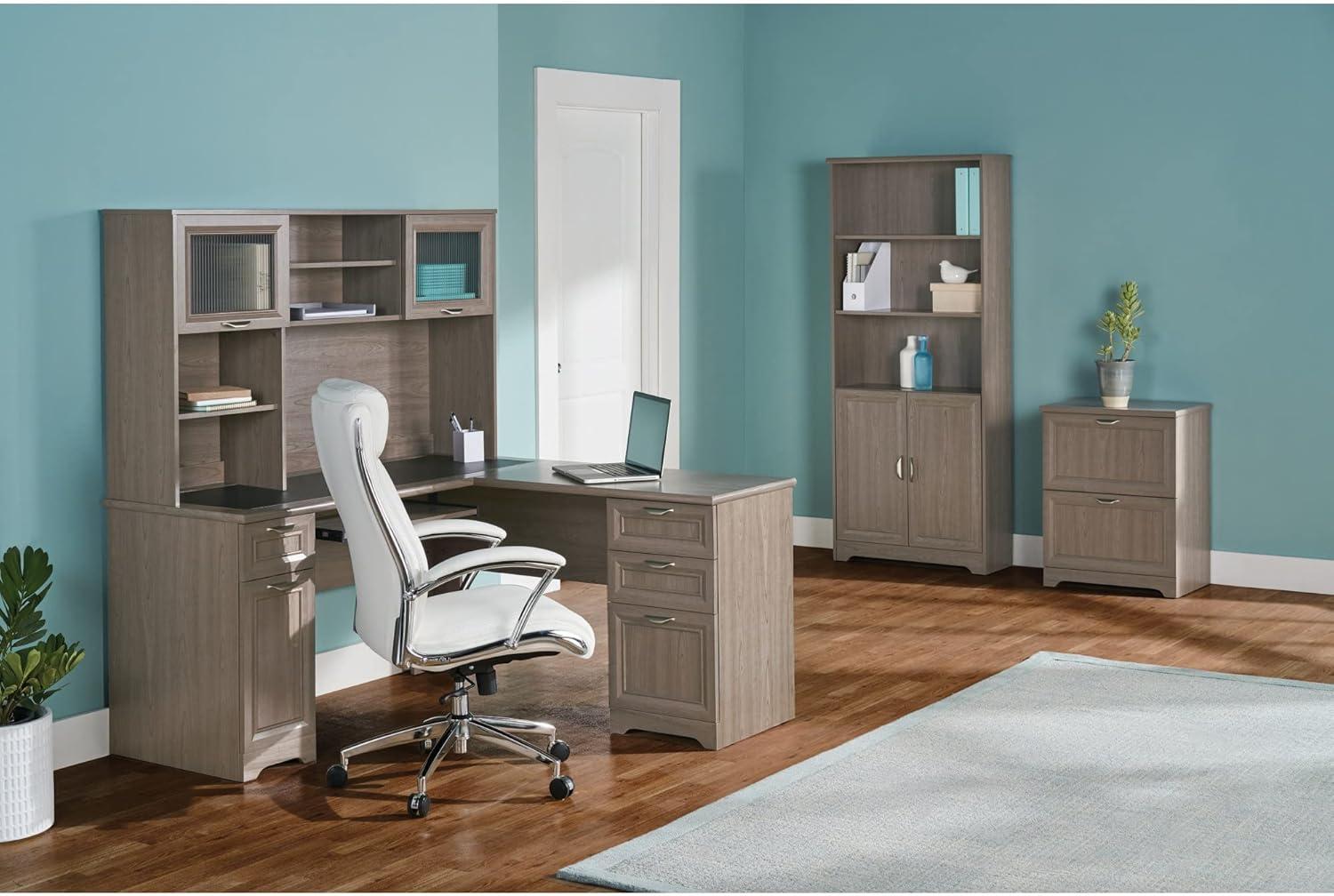 Magellan 23-1/2"W x 16-9/16"D Lateral 2-Drawer File Cabinet, Gray