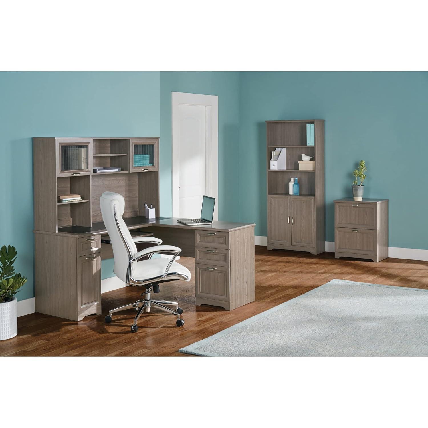 Magellan 23-1/2"W x 16-9/16"D Lateral 2-Drawer File Cabinet, Gray