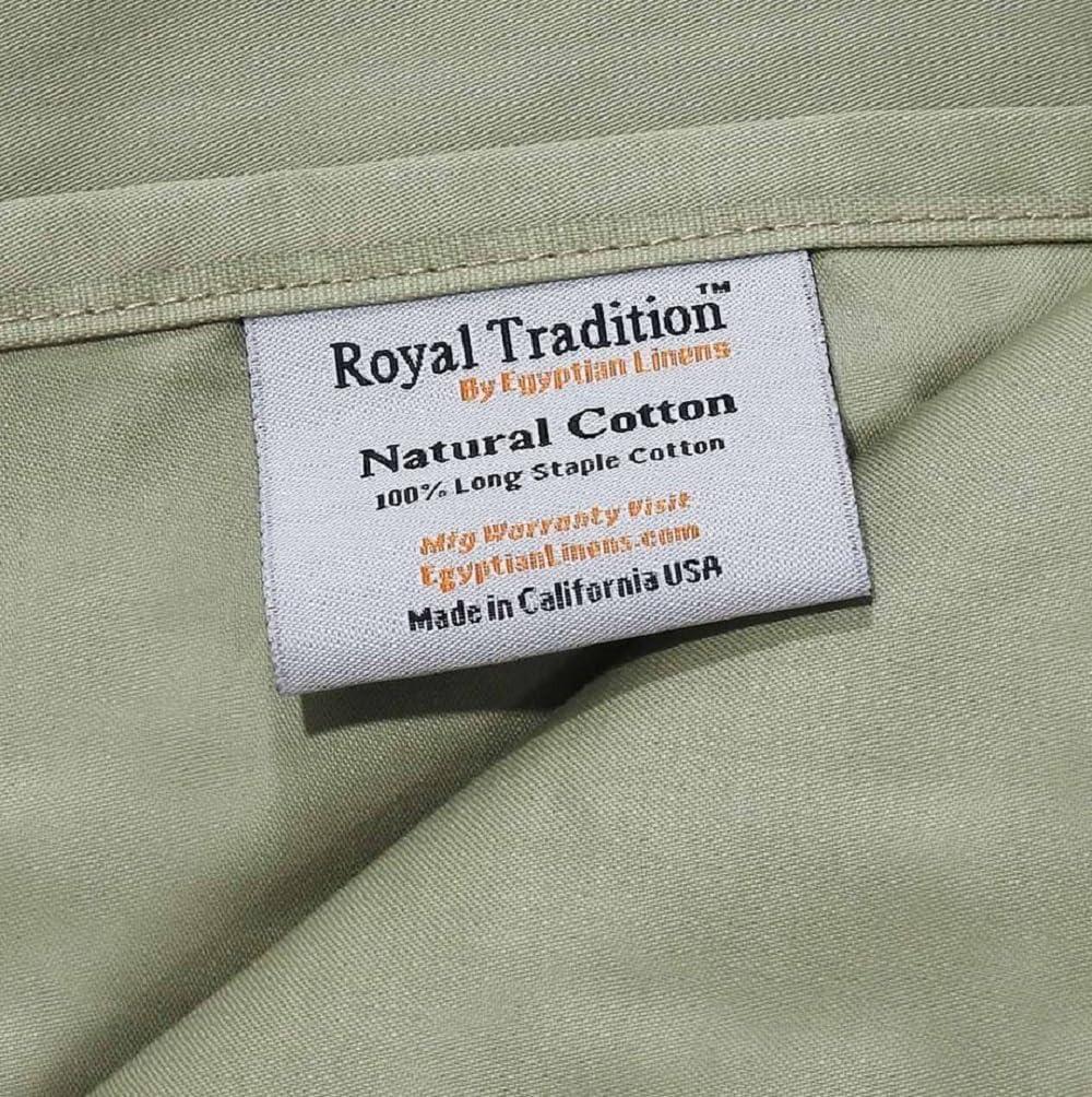 Egyptian Linens Low Profile (7-10 inches ) 100% Cotton Sateen Sheet Set - USA Gray California King