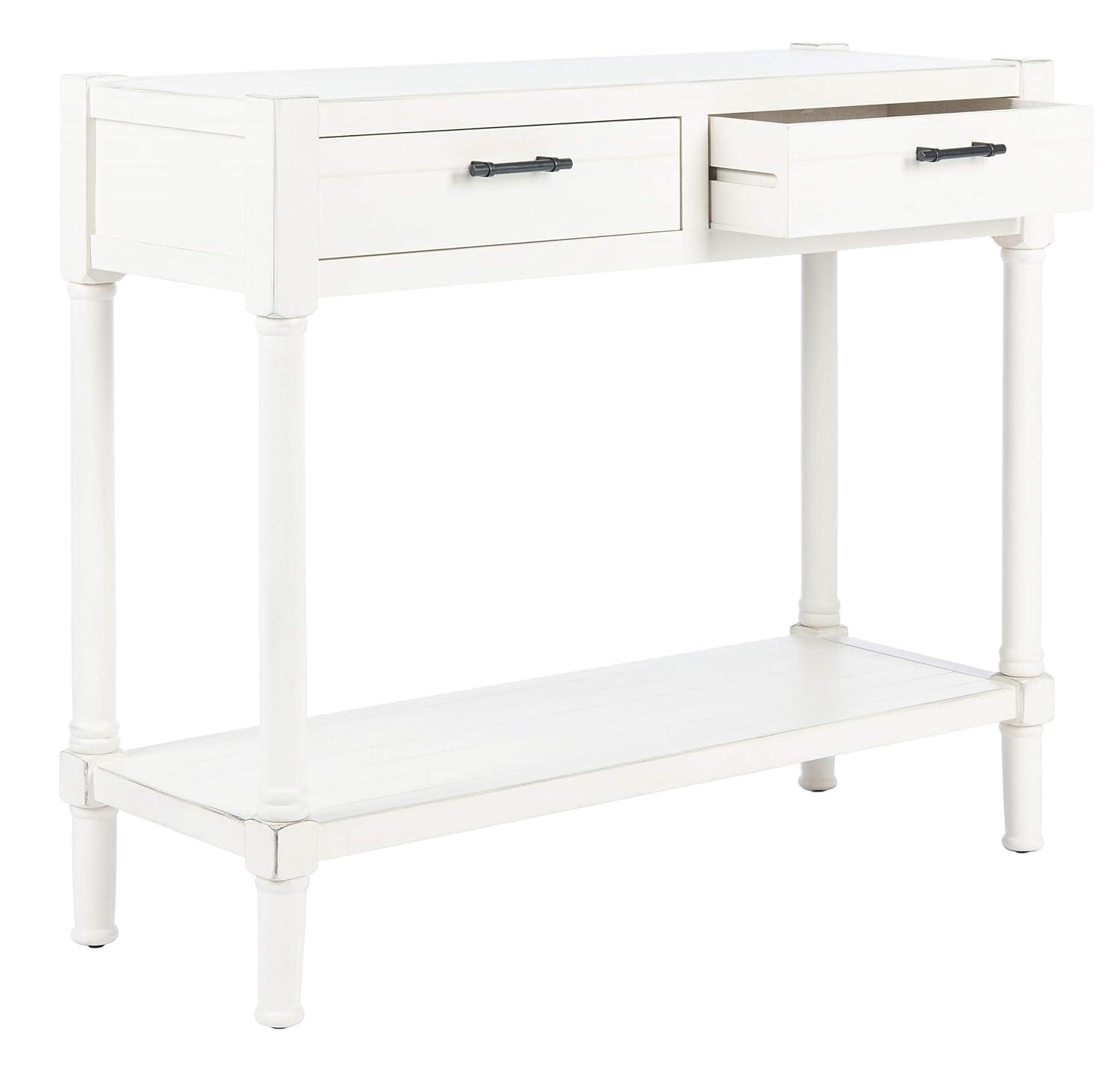 Filbert 2 Drawer Console Table - CNS5716A - Off-White - Safavieh