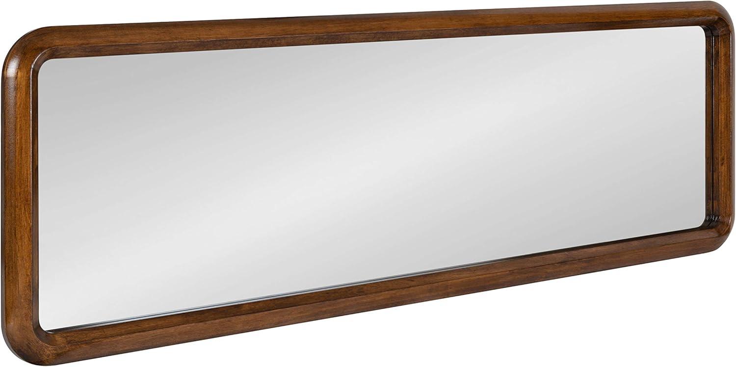 Pao Full Length Wall Mirror Walnut Brown - Kate & Laurel All Things Decor