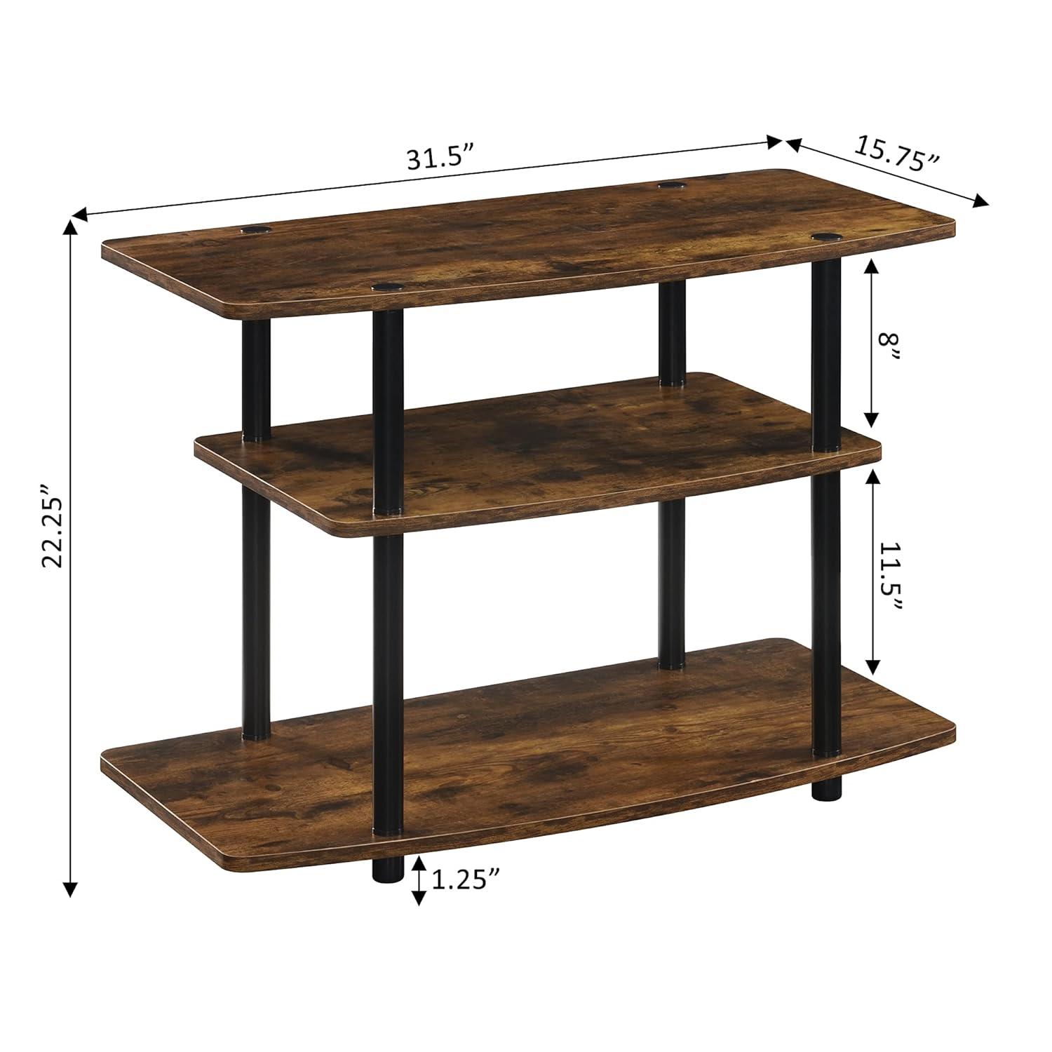 Convenience Concepts Designs2Go 3 Tier TV Stand Multiple Finishes