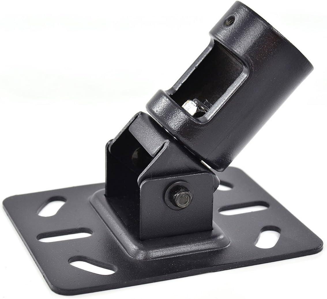 Black Adjustable Ceiling Plate for 1.5" NPT Pipe