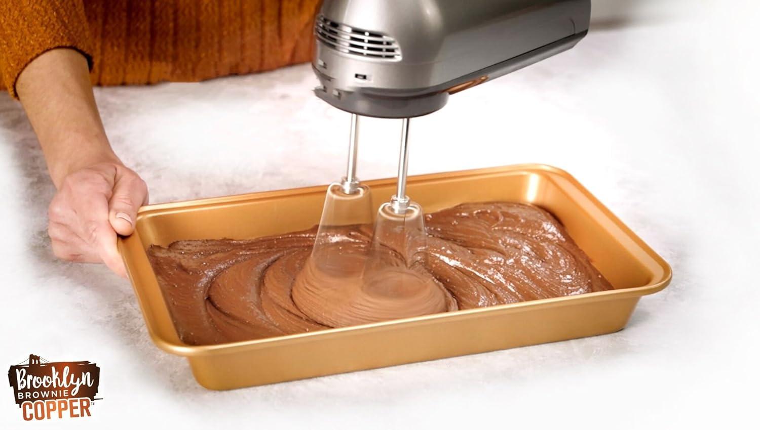 Anadea 2 In 1 Cake Pan + Brownie Baking Tray With 24 Pre-Cut Molds, Non-Toxic Oven/Dishwasher Safe