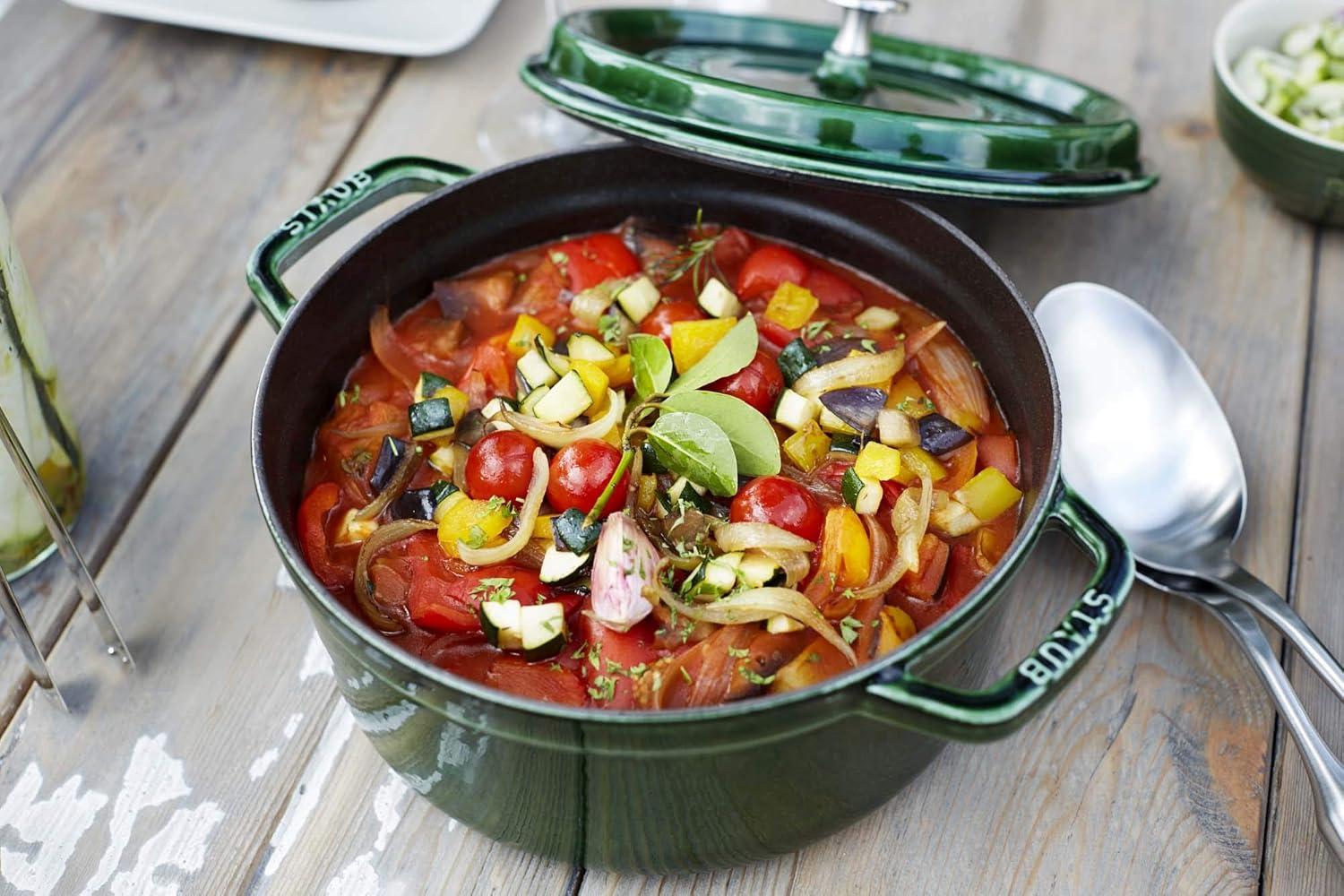 Staub ® 7-Qt Basil Round Cocotte