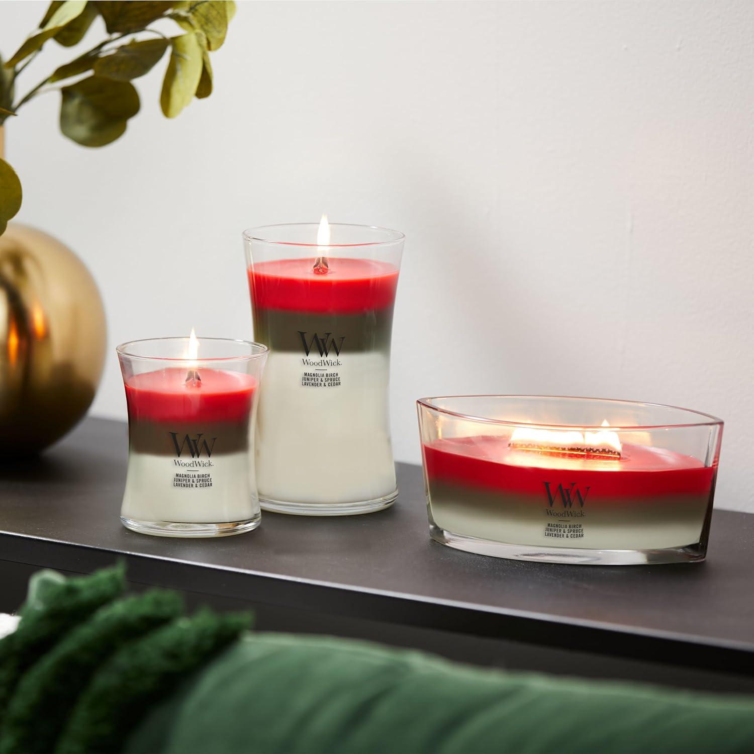 WINTER GARLAND WoodWick Trilogy 10 oz Scented Jar Candles - 3 in One