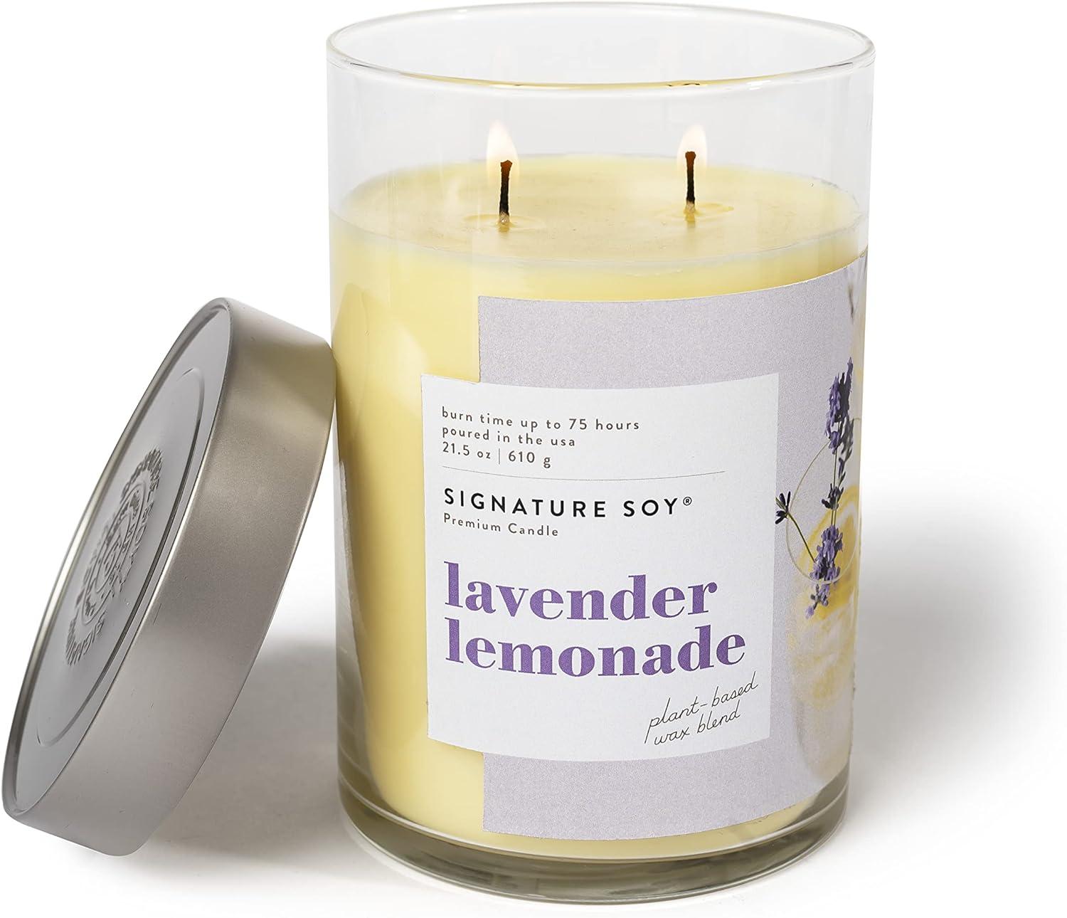 Signature Soy Signature Soy Lidded Lavender Lemonade Scented Candle