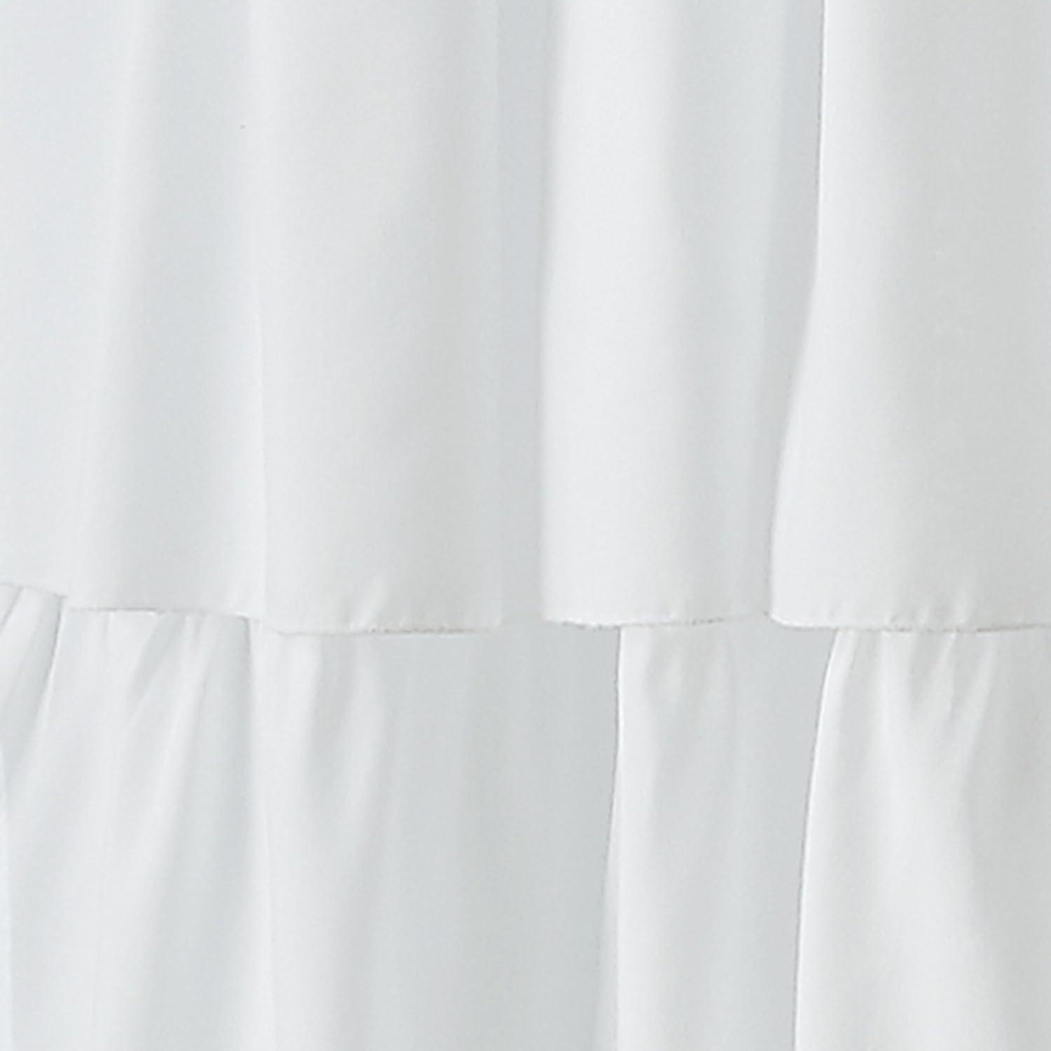 Red Barrel Studio® Flounced Solid Color Semi-Sheer Rod Pocket Single Curtain Panel