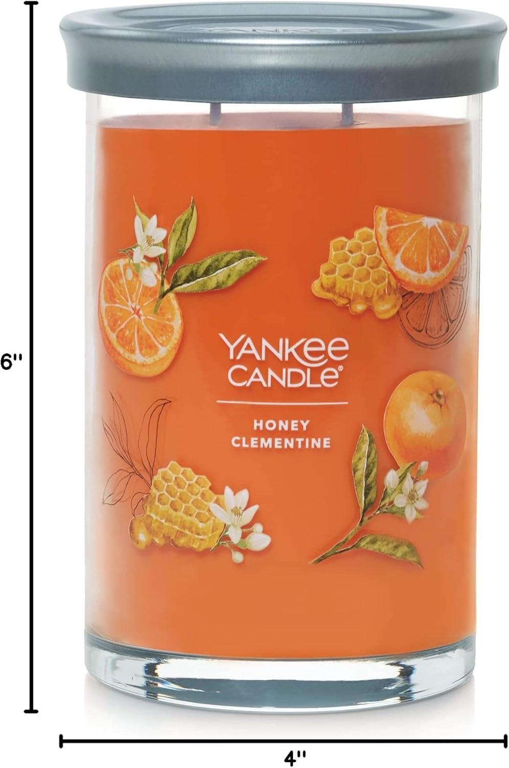 Yankee Candle Signature Large 2-Wick Candle, Honey Clementine, 20 oz