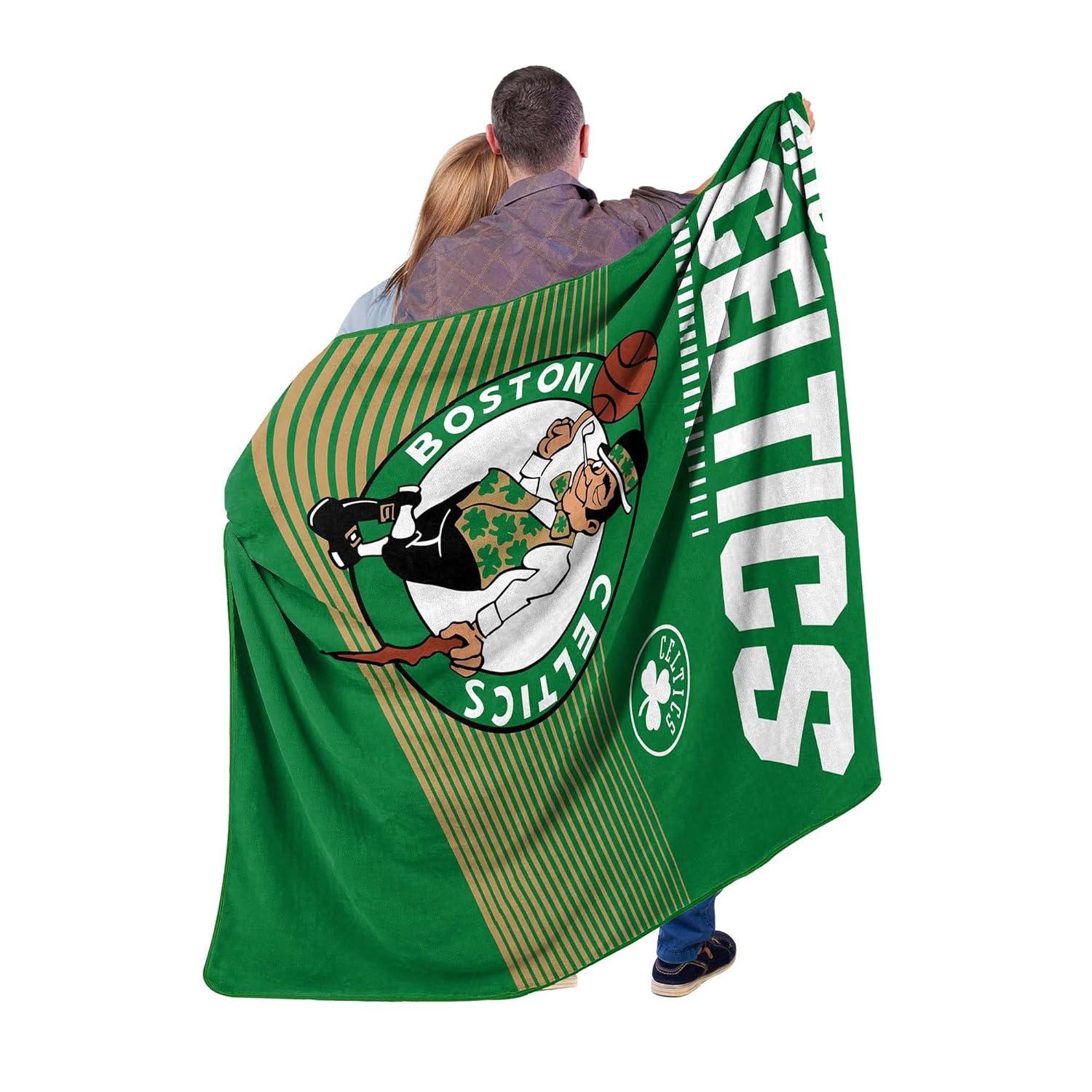 NORTHWEST NBA Boston Celtics 60" x 80" Raschel Throw Blanket