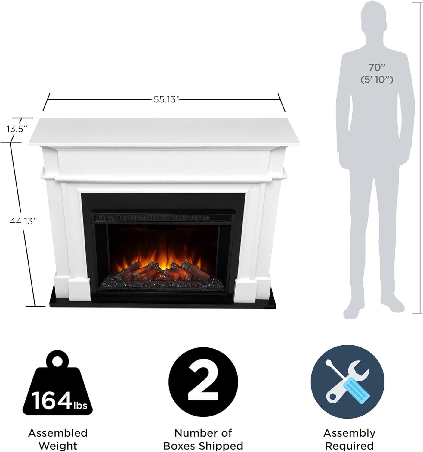 Harlan 55" Grand Electric Fireplace by Real Flame