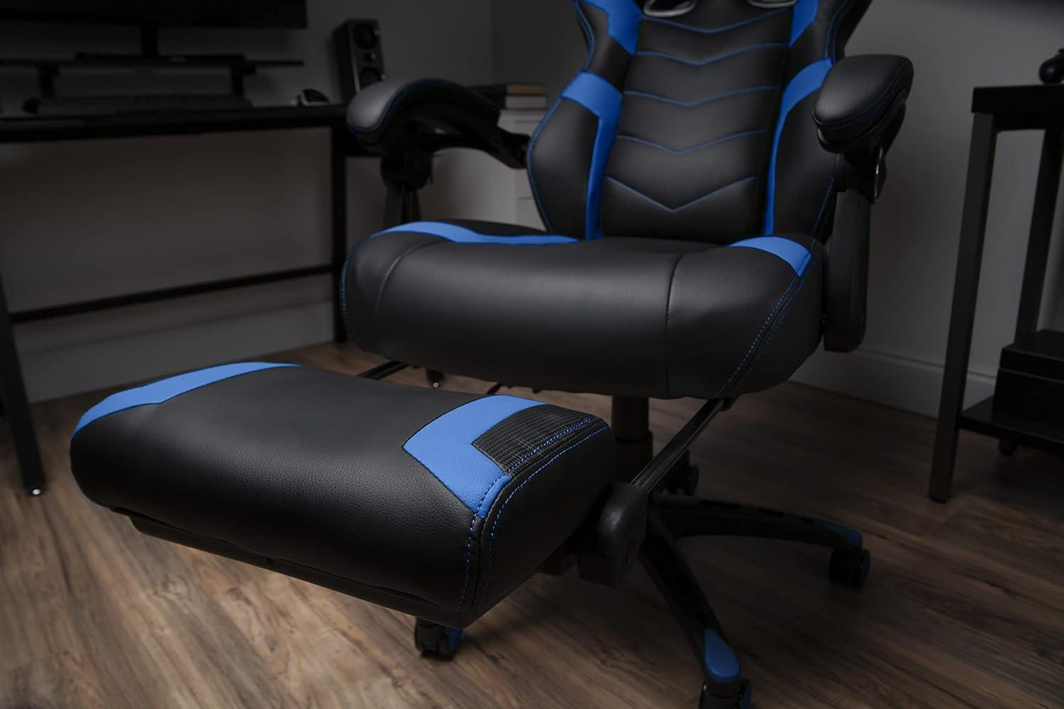 Respawn RESPAWN 110 Pro Gaming Chair - Gaming Chair with Footrest, Reclining Gaming Chair, Video Gaming Computer Desk Chair, Adjustable Desk Chair, Gaming Chairs For Adults With Headrest Pillow