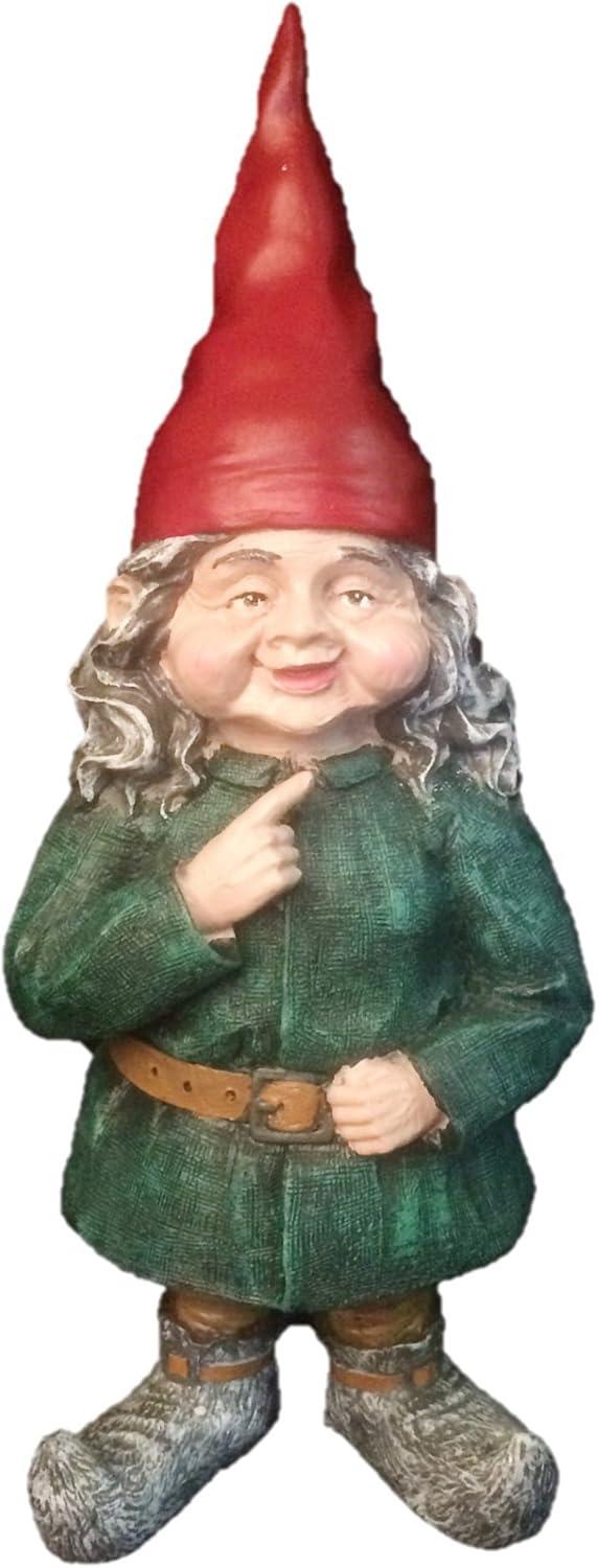 HomeStyles Old World Gnomes Zelda the Female Gnome Garden Statue