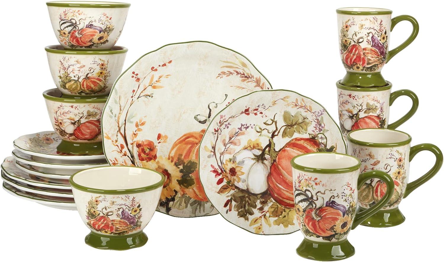 16pc Harvest Morning Dinnerware Set - Certified International