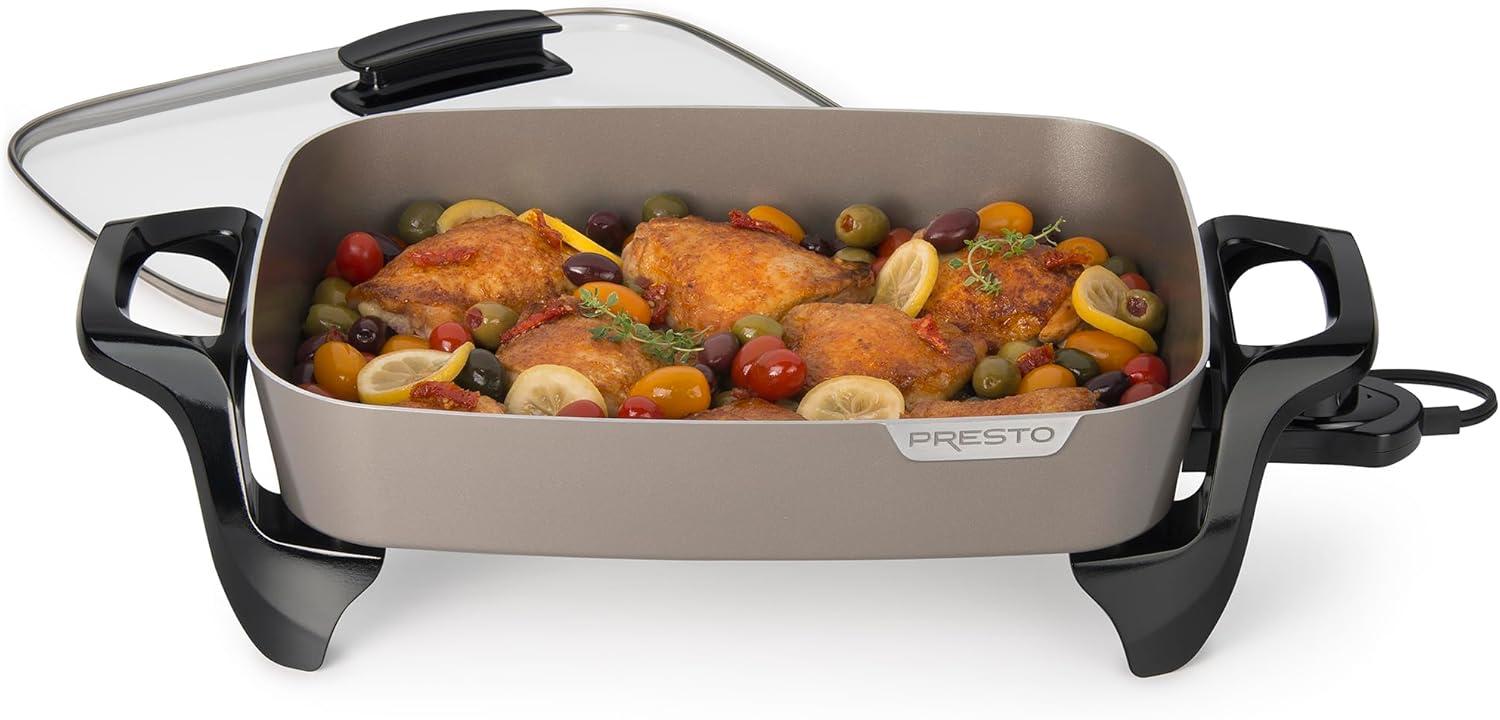 Presto Presto 16" Electric Ceramic Skillet with Glass Cover - 06856