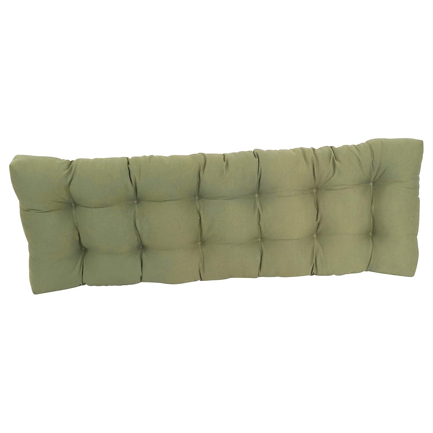 Blazing Needles 60-inch by 19-inch Tufted Solid Twill Bench Cushion