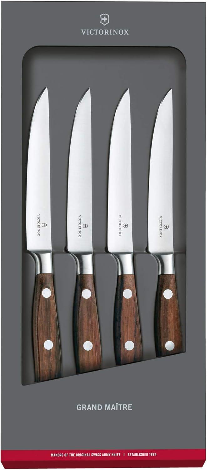 Victorinox Grand Maitre Wood 4 Piece Steak Knife Set