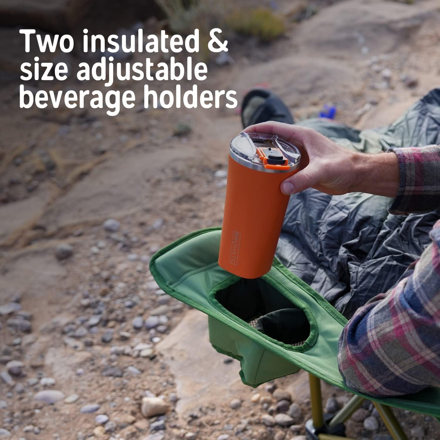 Deep Lake and Fallen Rock Double Outdoor Camping Chair with Arms