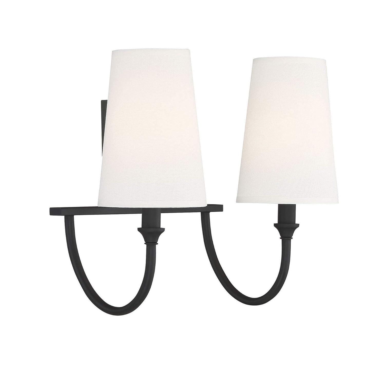 Savoy House Cameron 2 - Light Vanity in  Matte Black
