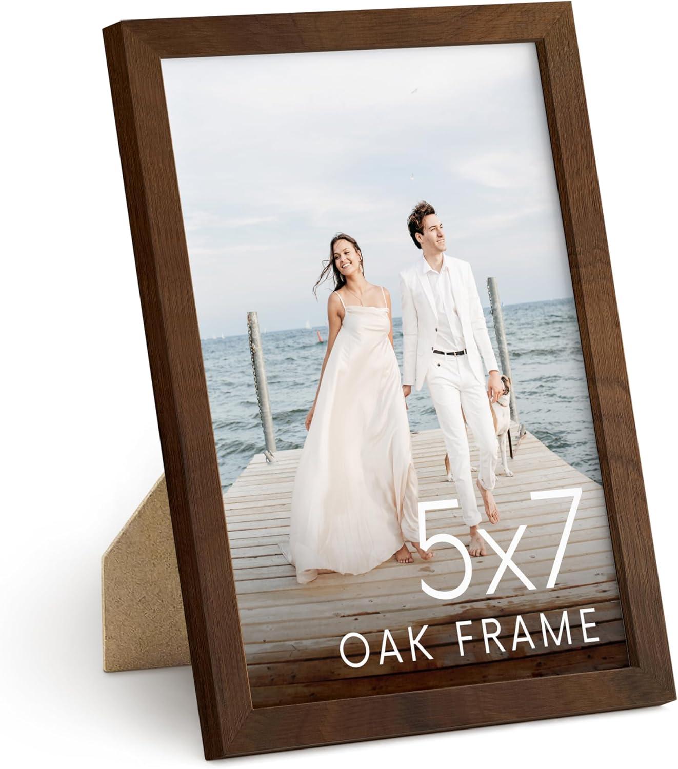 Haus and Hues Oak Wood Single Picture Frame