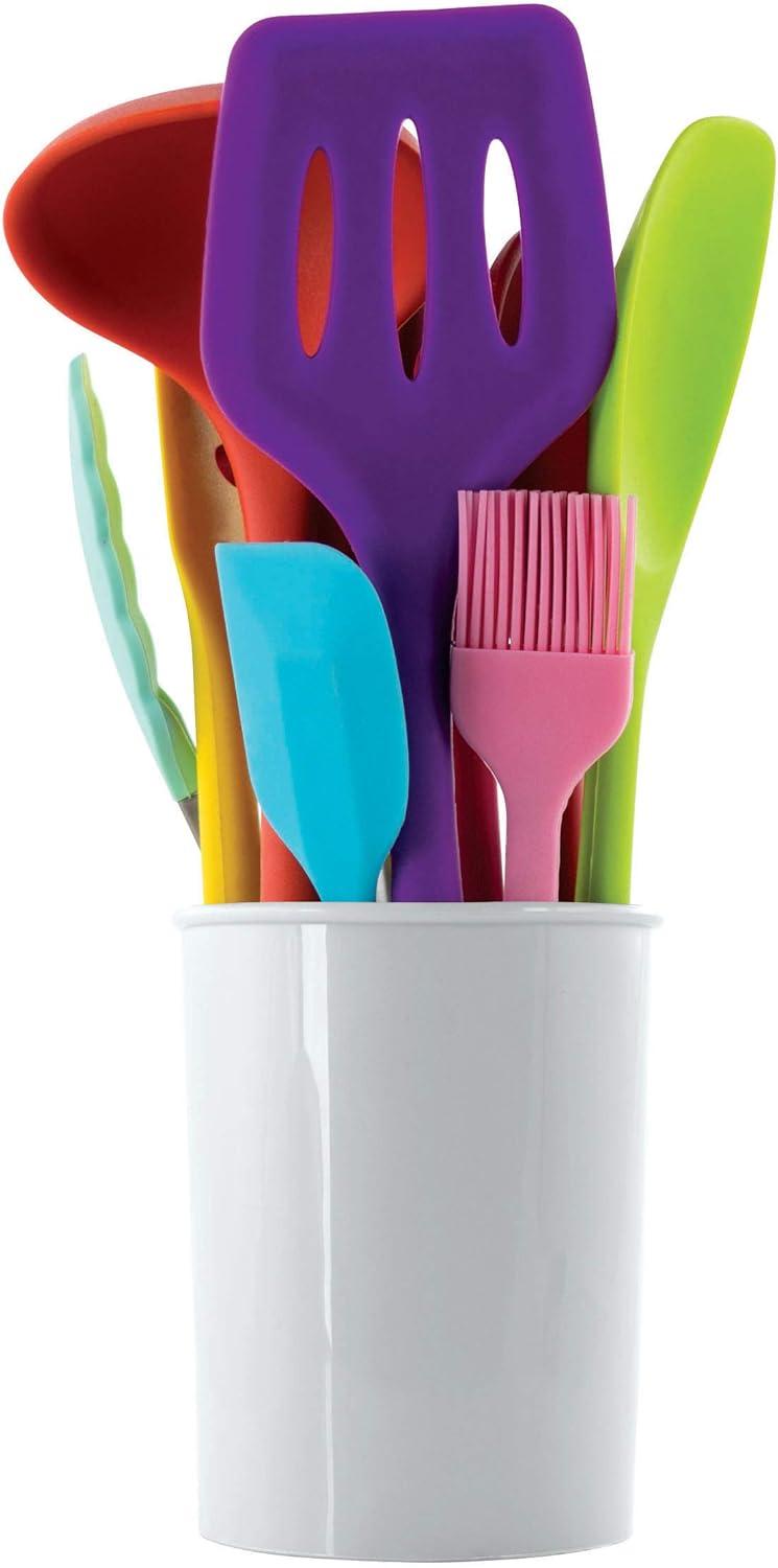 MegaChef Mulit-Color Silicone Cooking Utensils, Set of 12