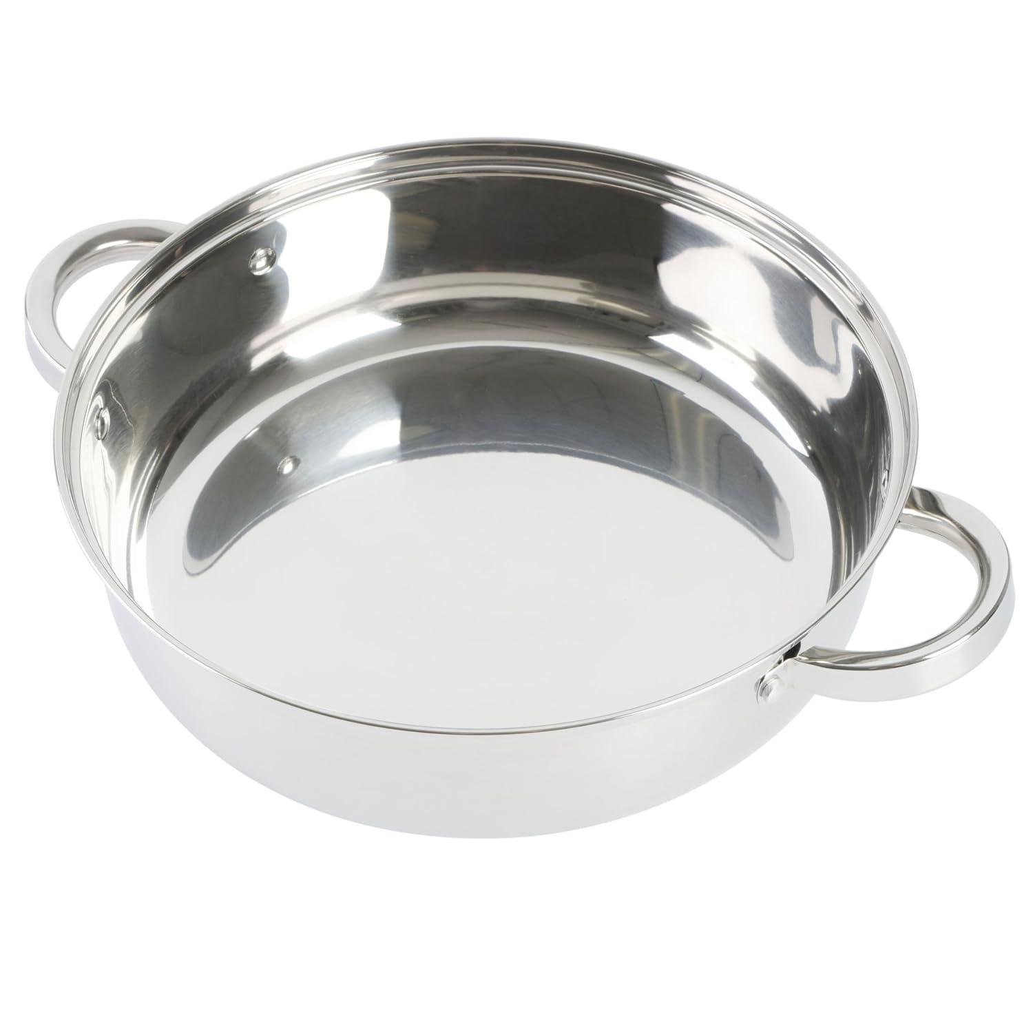Oster Sangerfield 6 Qt Aluminum Dutch Oven with Steamer Basket