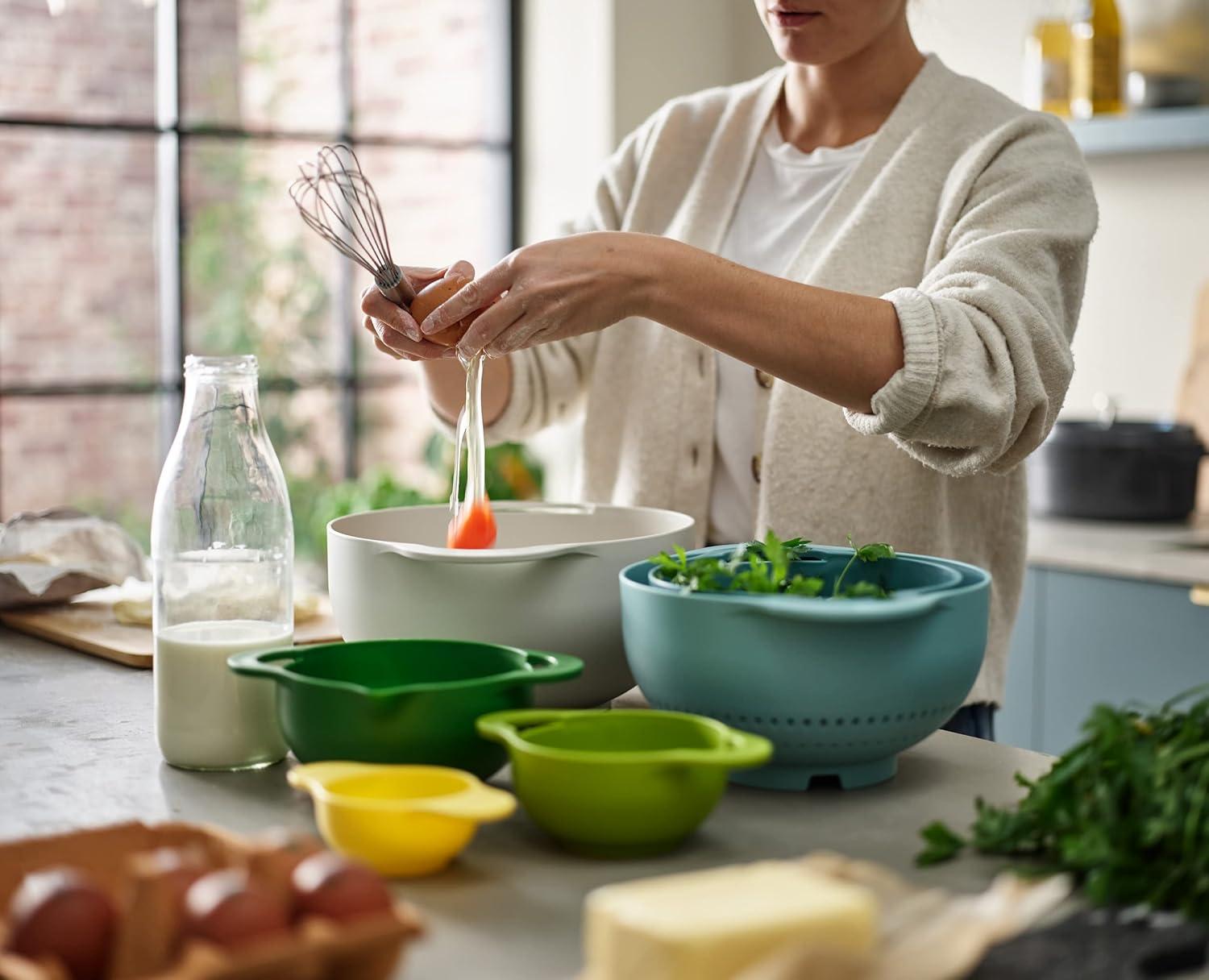 Joseph Joseph Duo 6-piece Nesting Mixing Bowl and Food Preparation Set