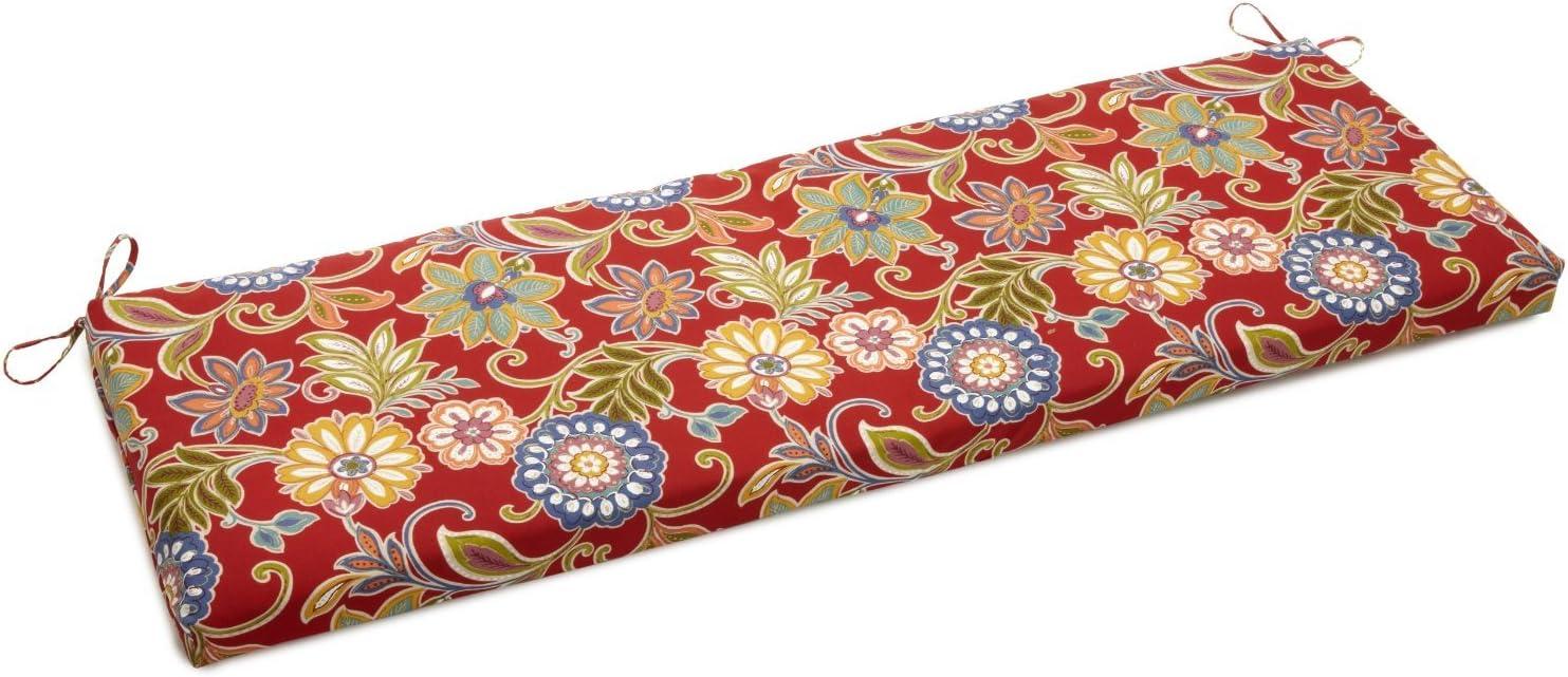Blazing Needles 63-inch by 19-inch Spun Polyester Bench Cushion