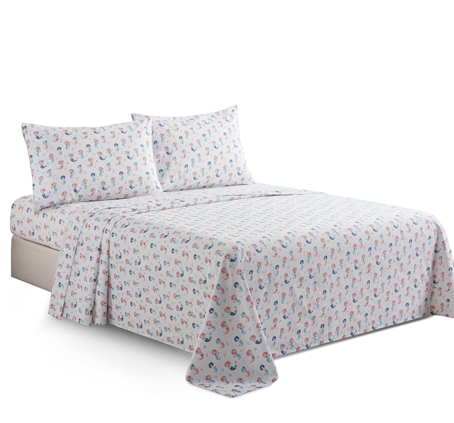 Marina Decoration Percale Machine Printed Animal Print Sheet Set