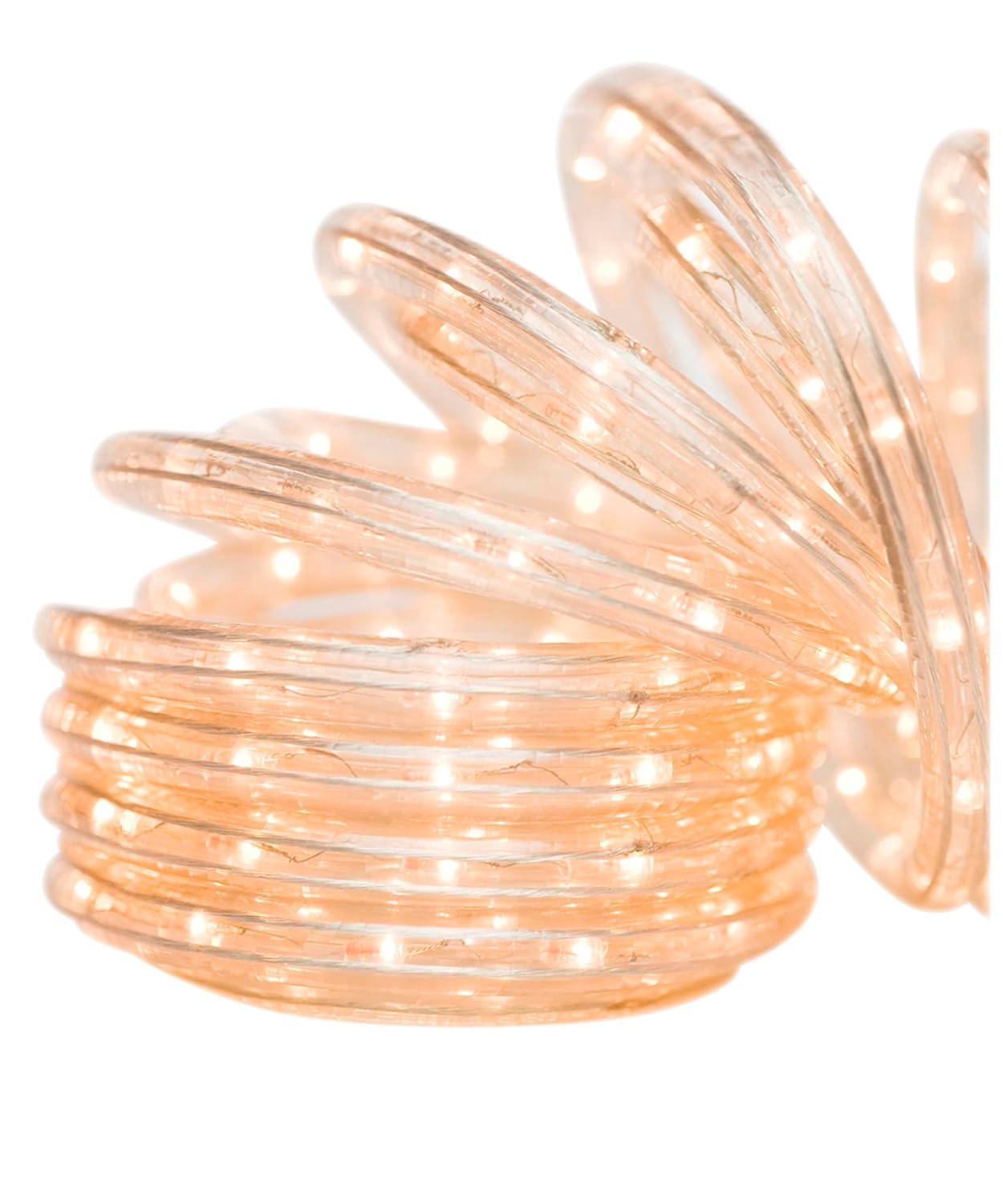 Brite Star 18 Foot Clear Rope Light - Connectable for Indoor and Outdoor Decor - Perfect for Christmas Decorations, Bedroom, Party, Patio, Deck Lighting - Waterproof Outdoor Lighting