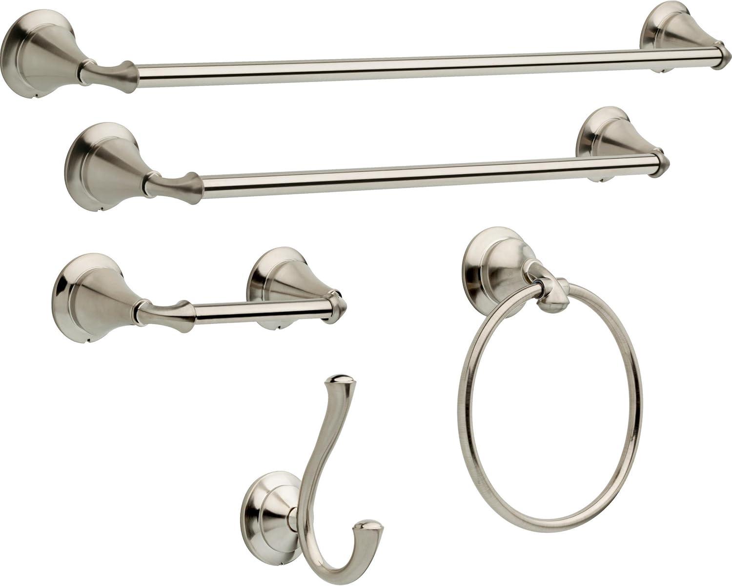 Linden™ Wall Mount Pivot Arm Toilet Paper Holder Bath Hardware Accessory
