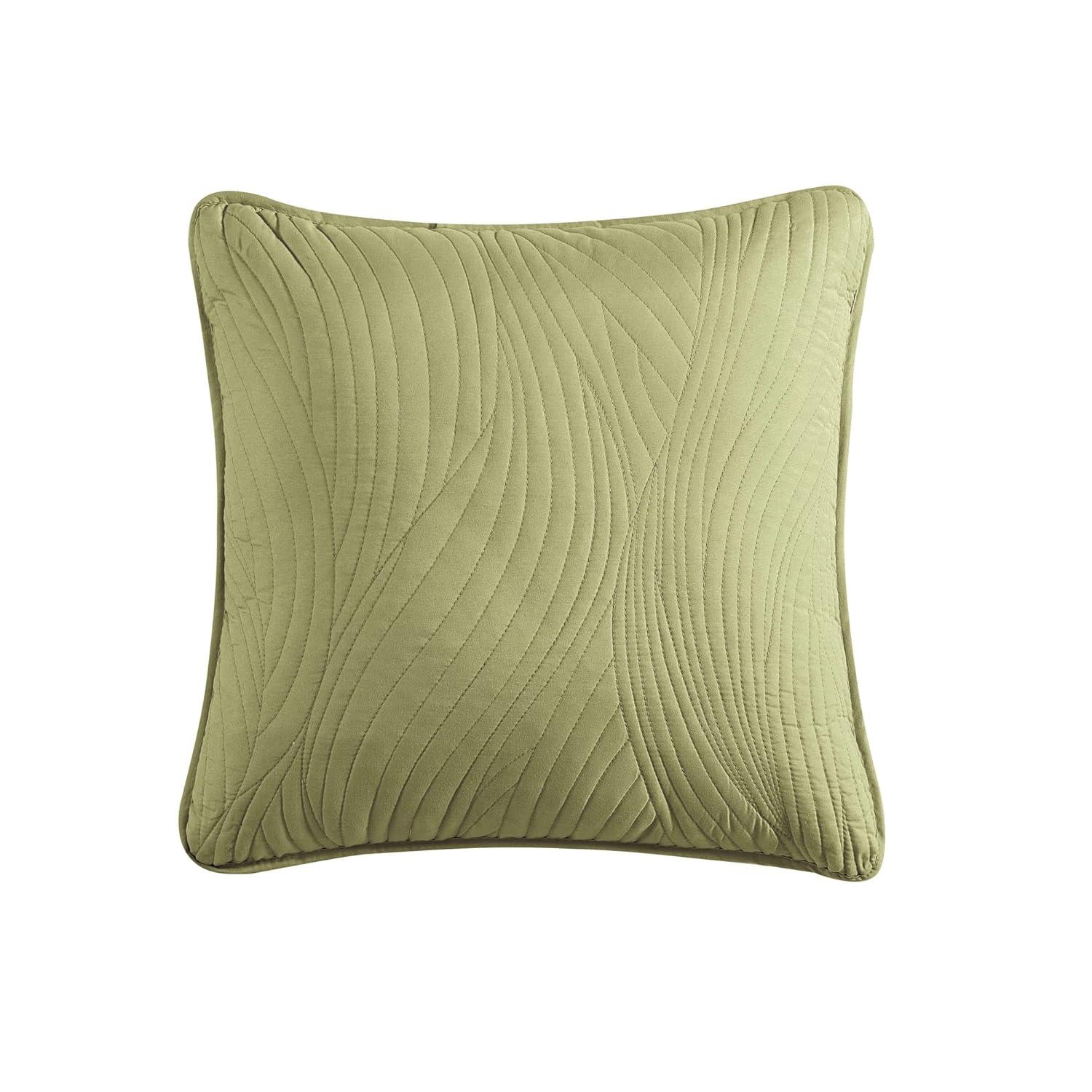 Brielle Stream Embroidered Reversible Throw Pillow