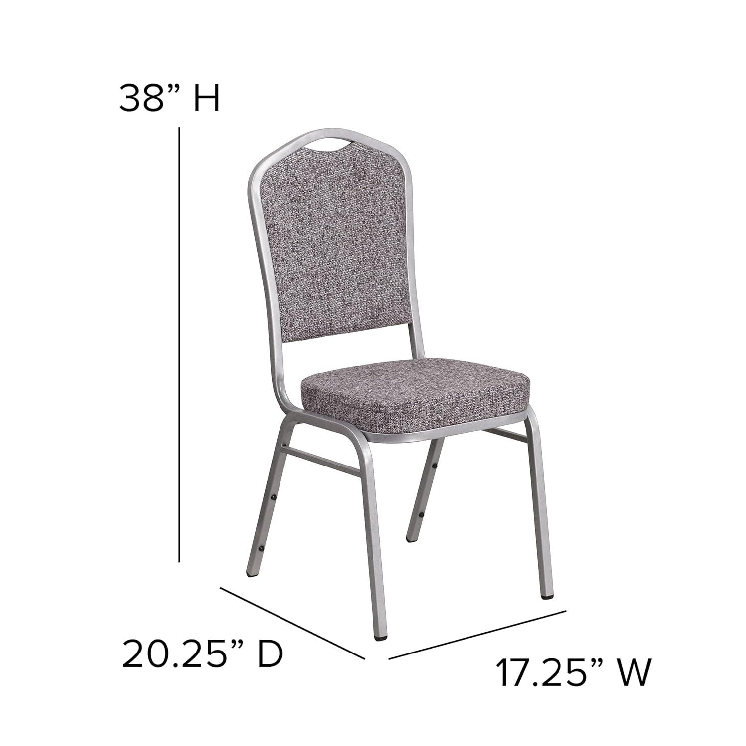 Flash Furniture Aurelia Metal Stackable Banquet Chair