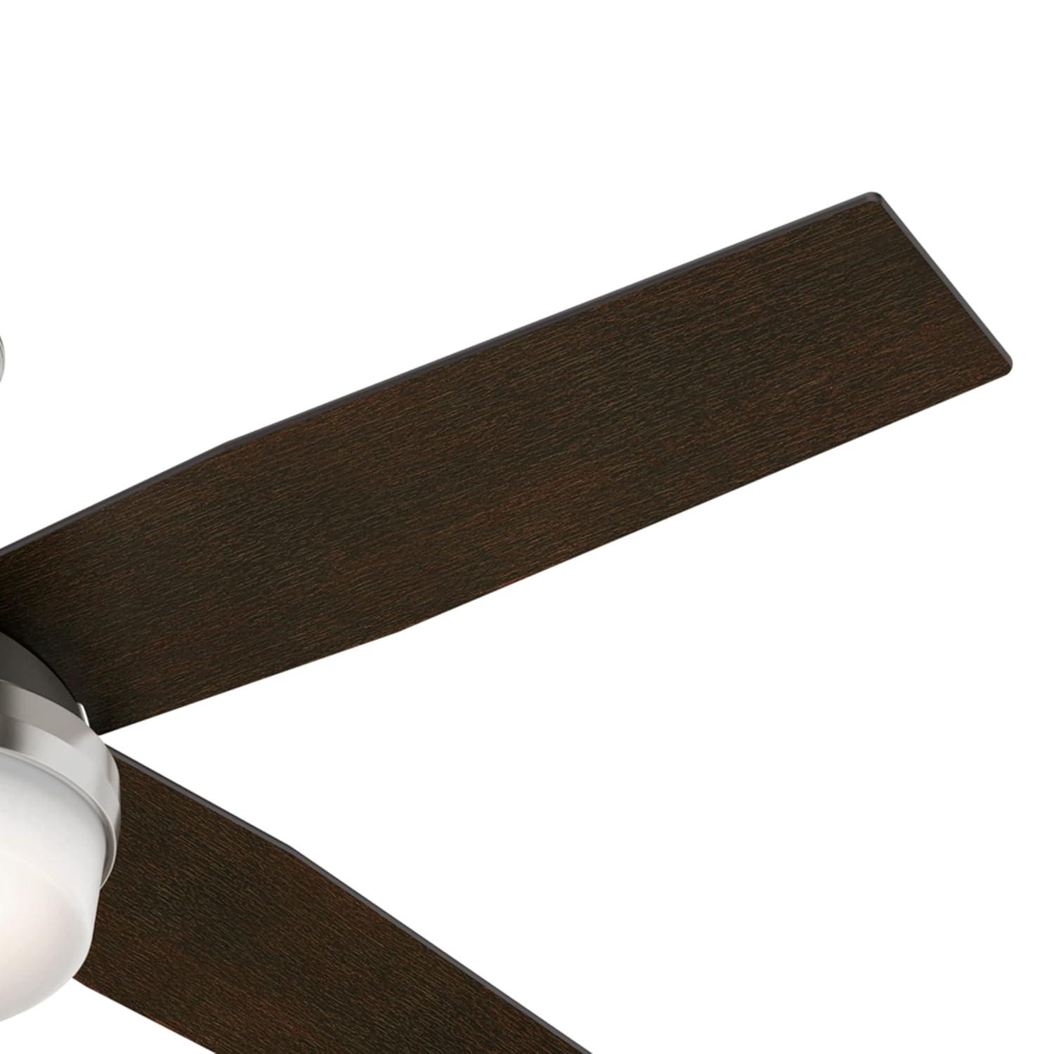 Dempsey 52" 4 - Blade Contemporary Indoor Ceiling Fan with Lights and Remote