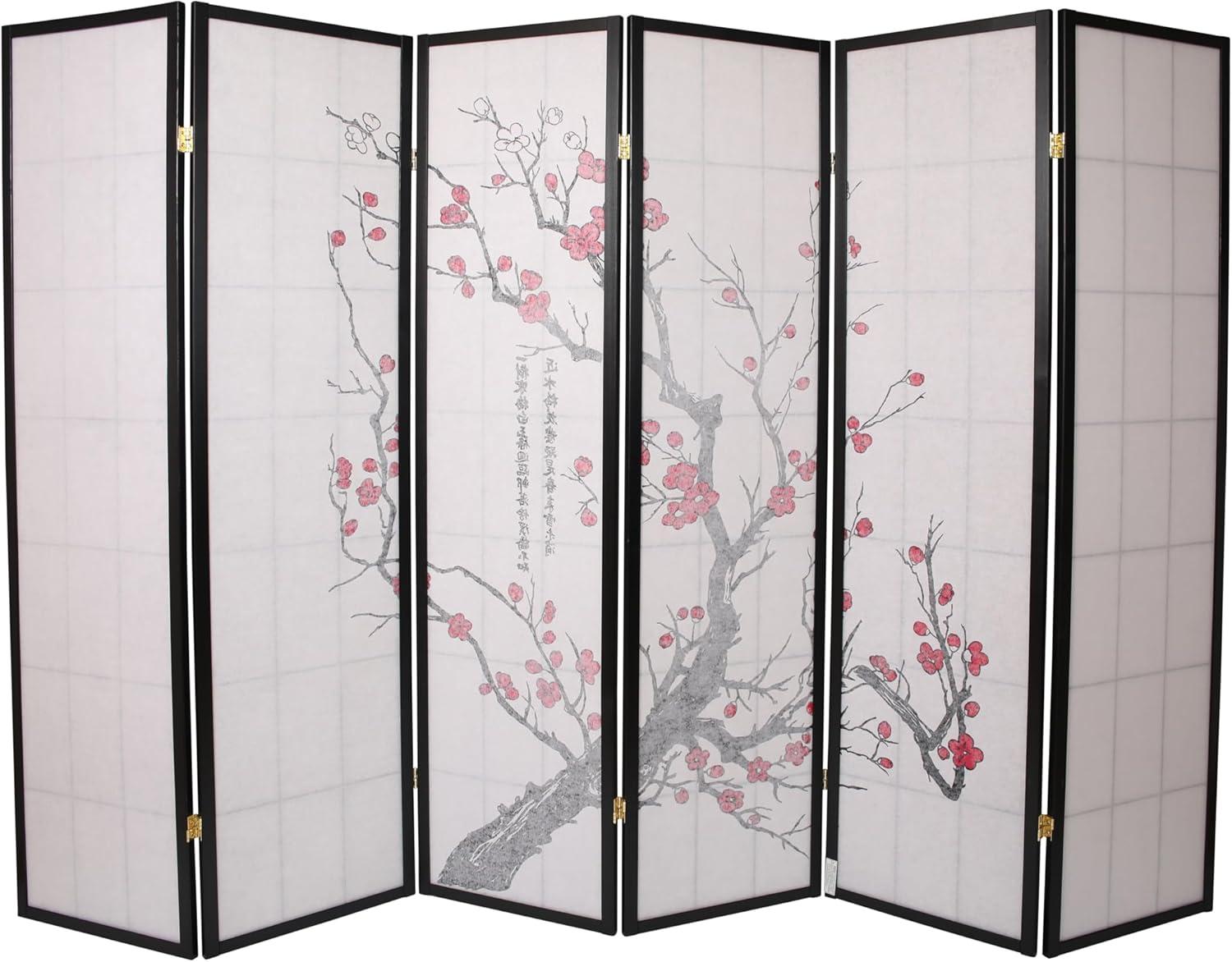 Legacy Decor Room Divider Privacy Screen Panel Blossom Shoji Design