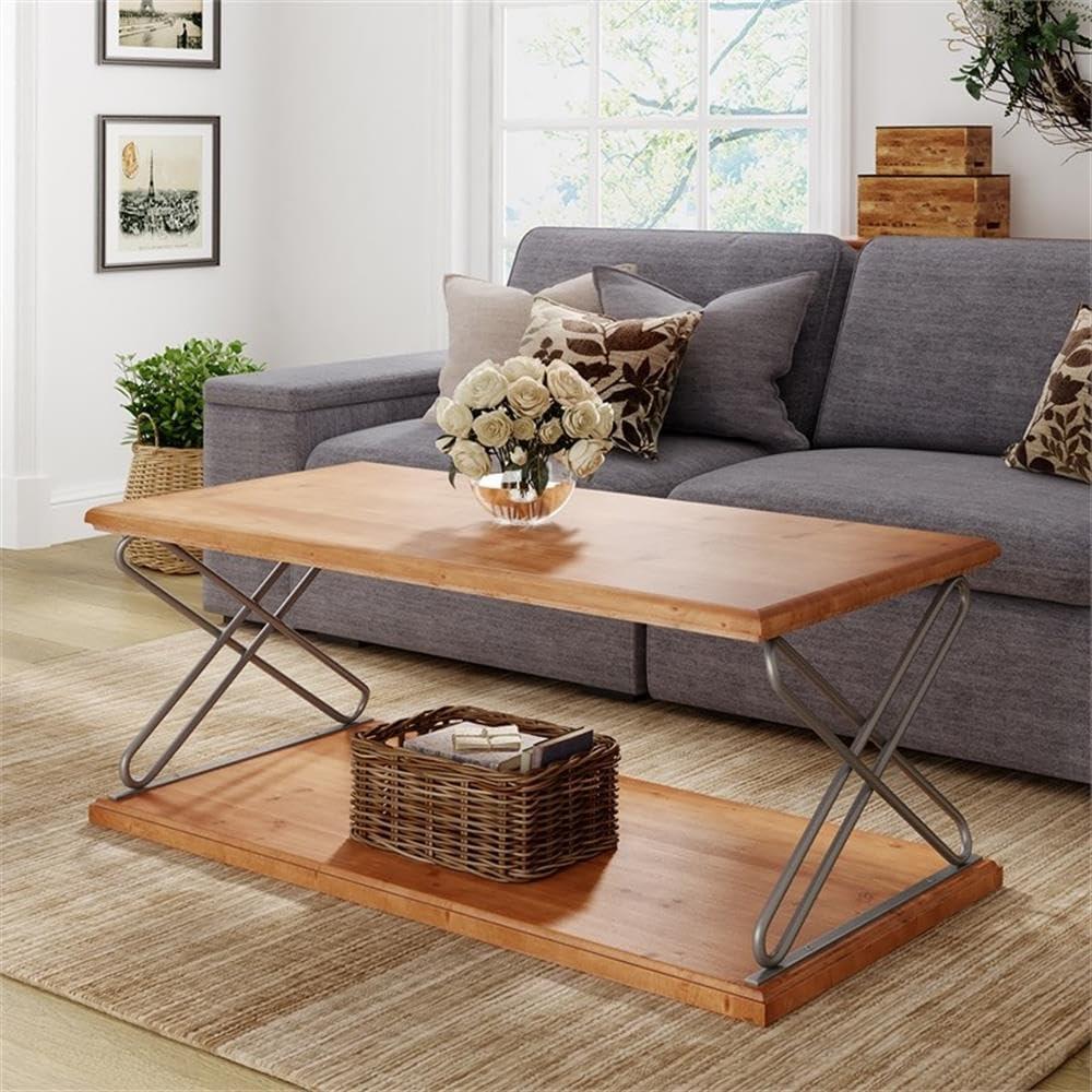 ClickDecor Brooks Coffee Table Brown