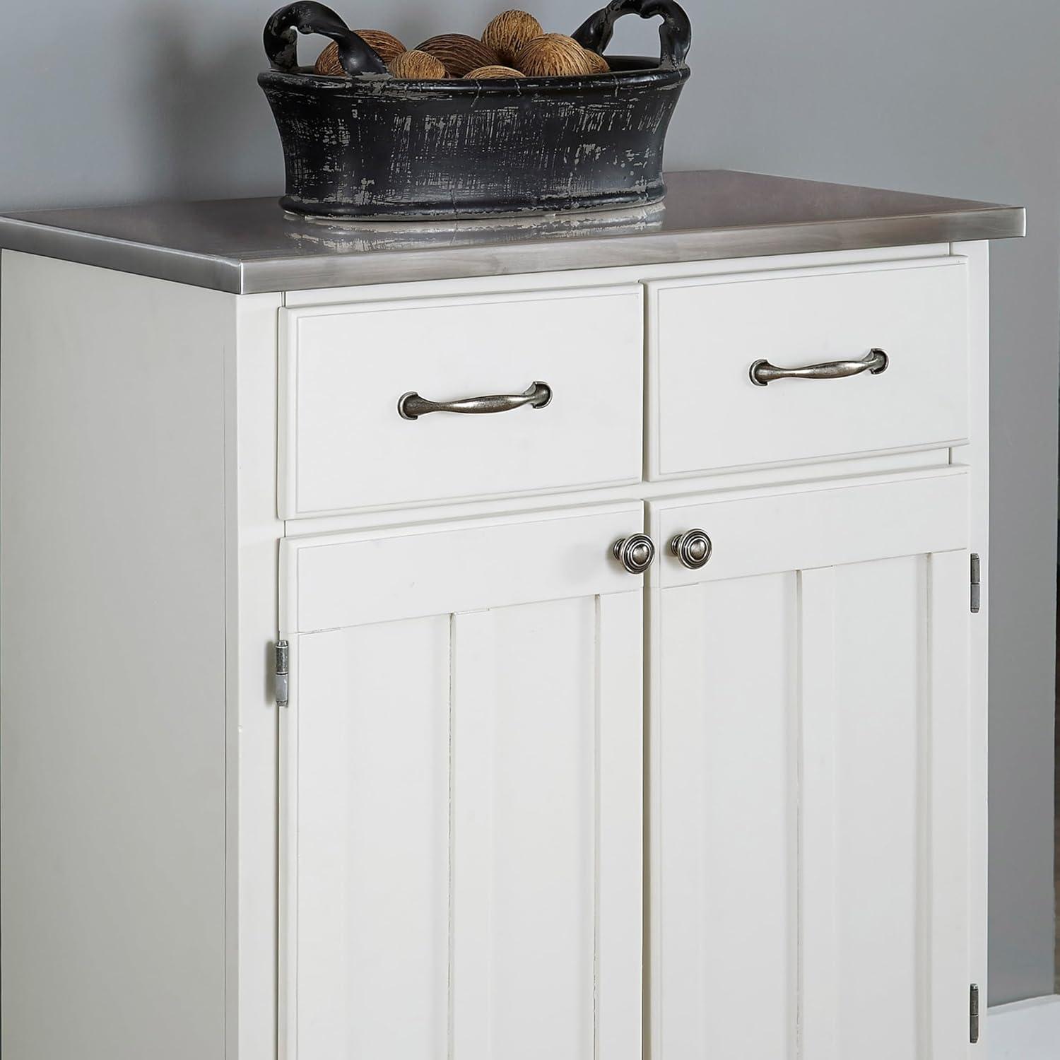 Stainless Top Sideboard buffet Servers - Home Styles