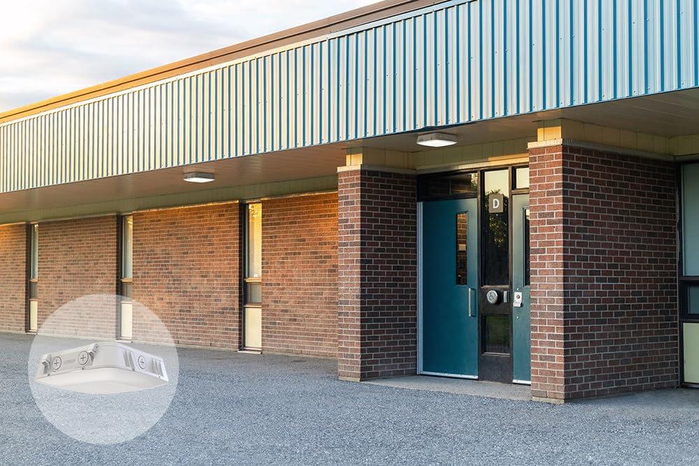 Lithonia Lighting Lithonia Lighting Outdoor CNY LED Canopy Light Photocell On/Off/10% Motion White