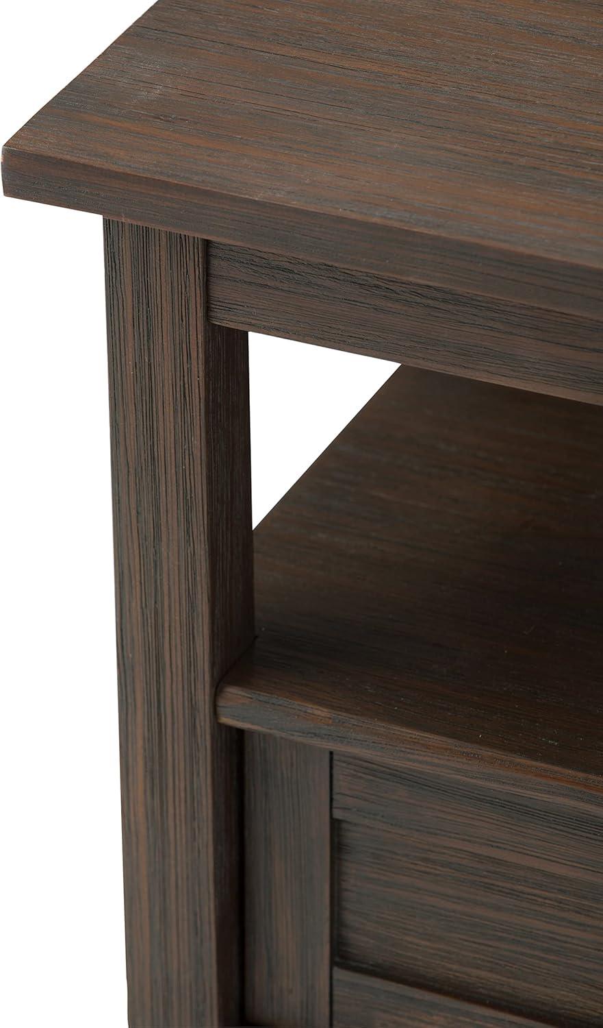 Nortonville Solid Wood End Table with Storage