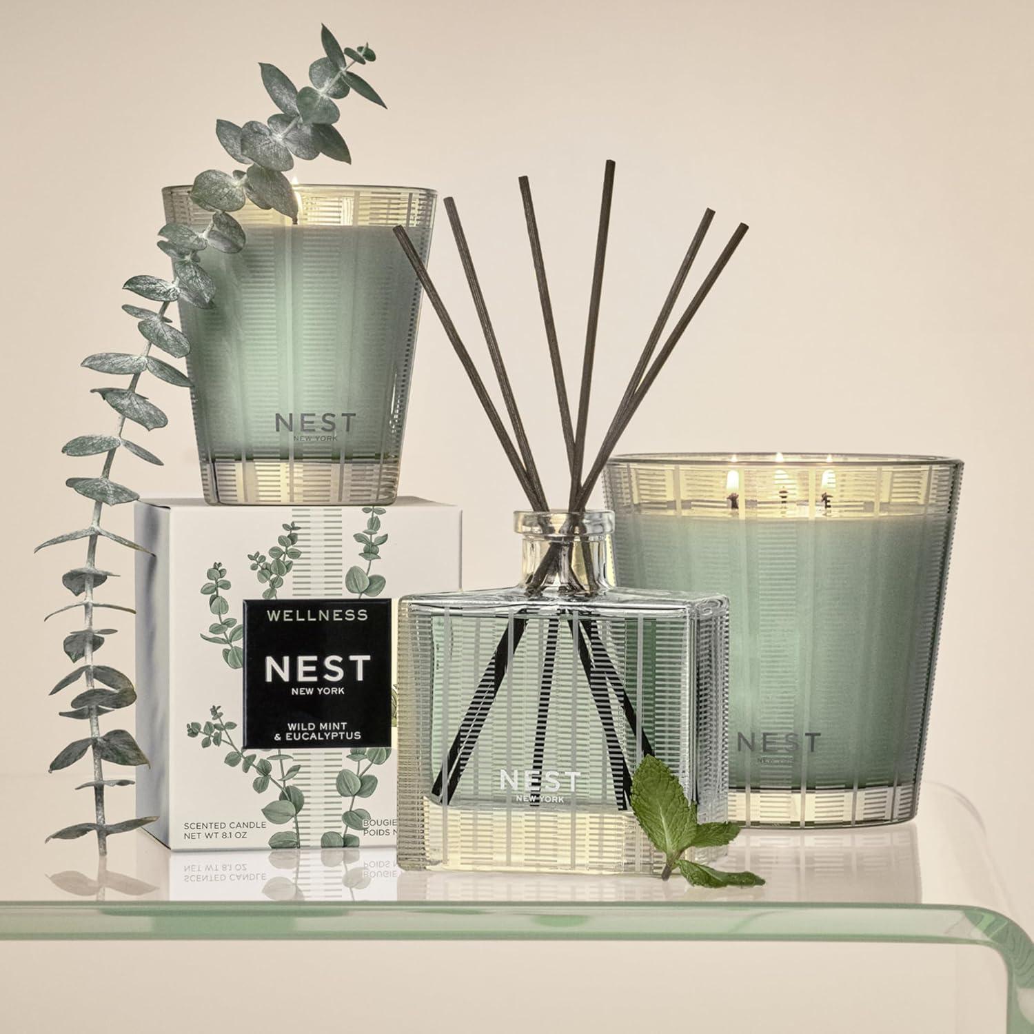 NEST Fragrances Wild Mint & Eucalyptus Reed Diffuser