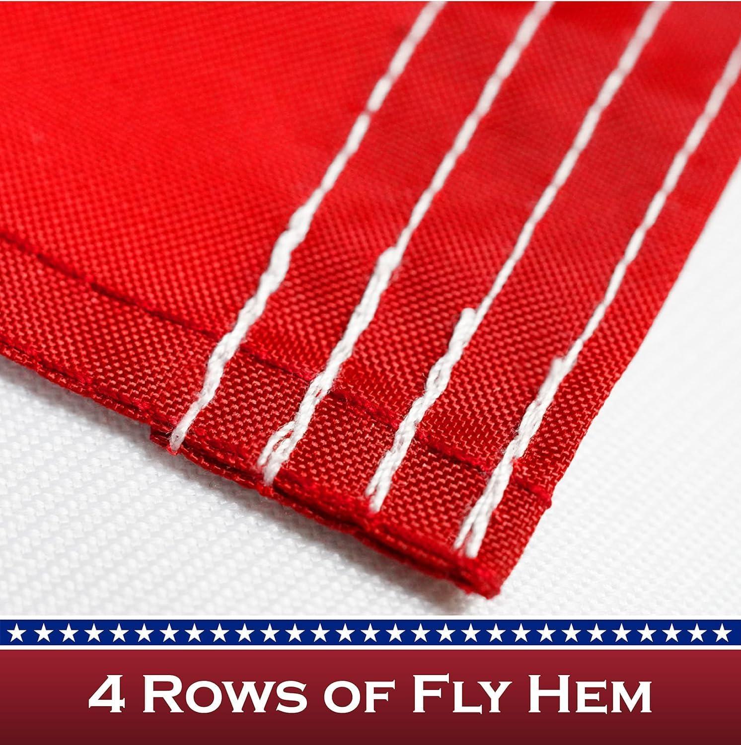 American flag USA flag 3x5FT-Embroidered Stars Flag Double Stitched Sewn Stripes Outdoors Indoors Heavy Duty flag Brass Grommets Banner