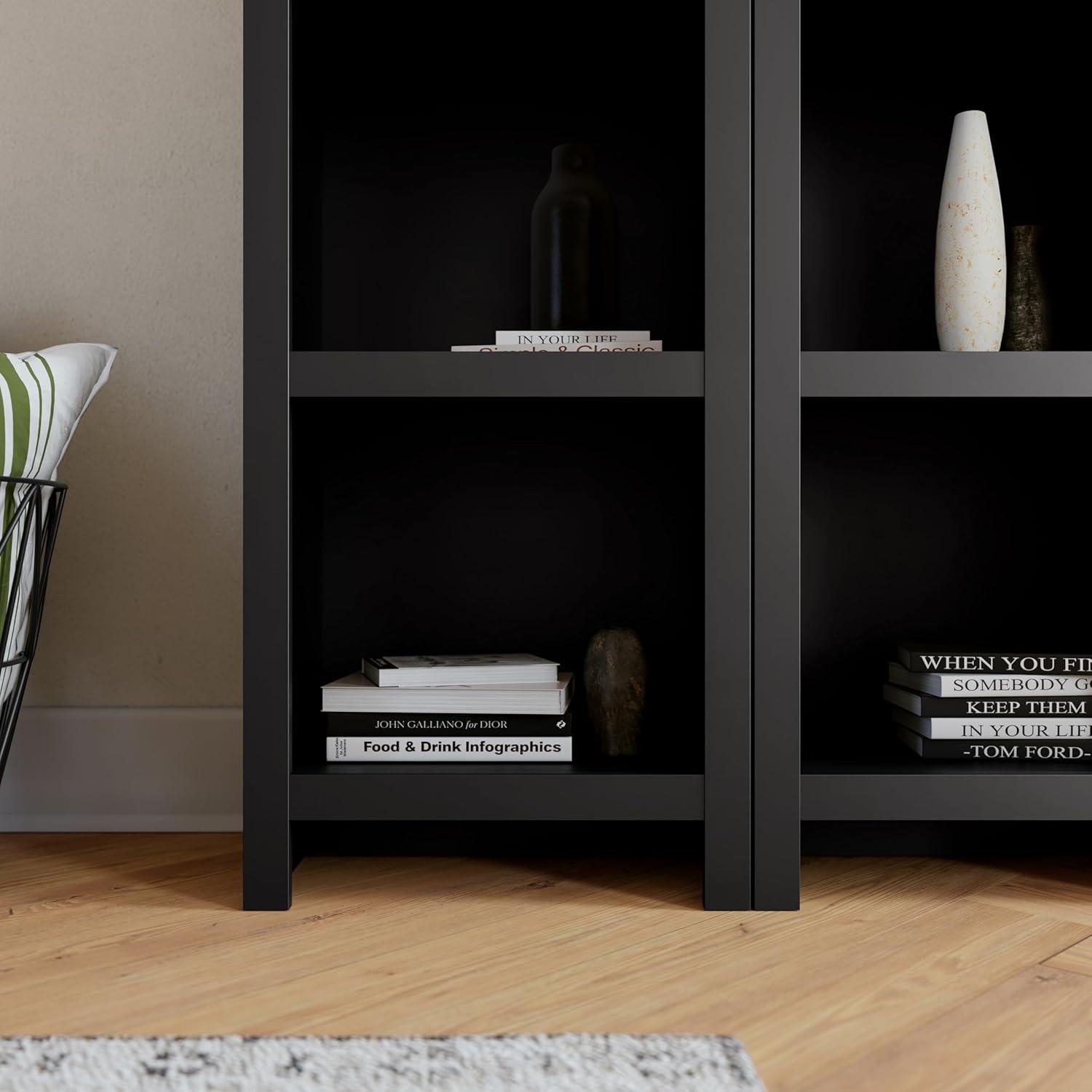 Prepac Tall 6-Shelf Bookcase, Drifted Gray