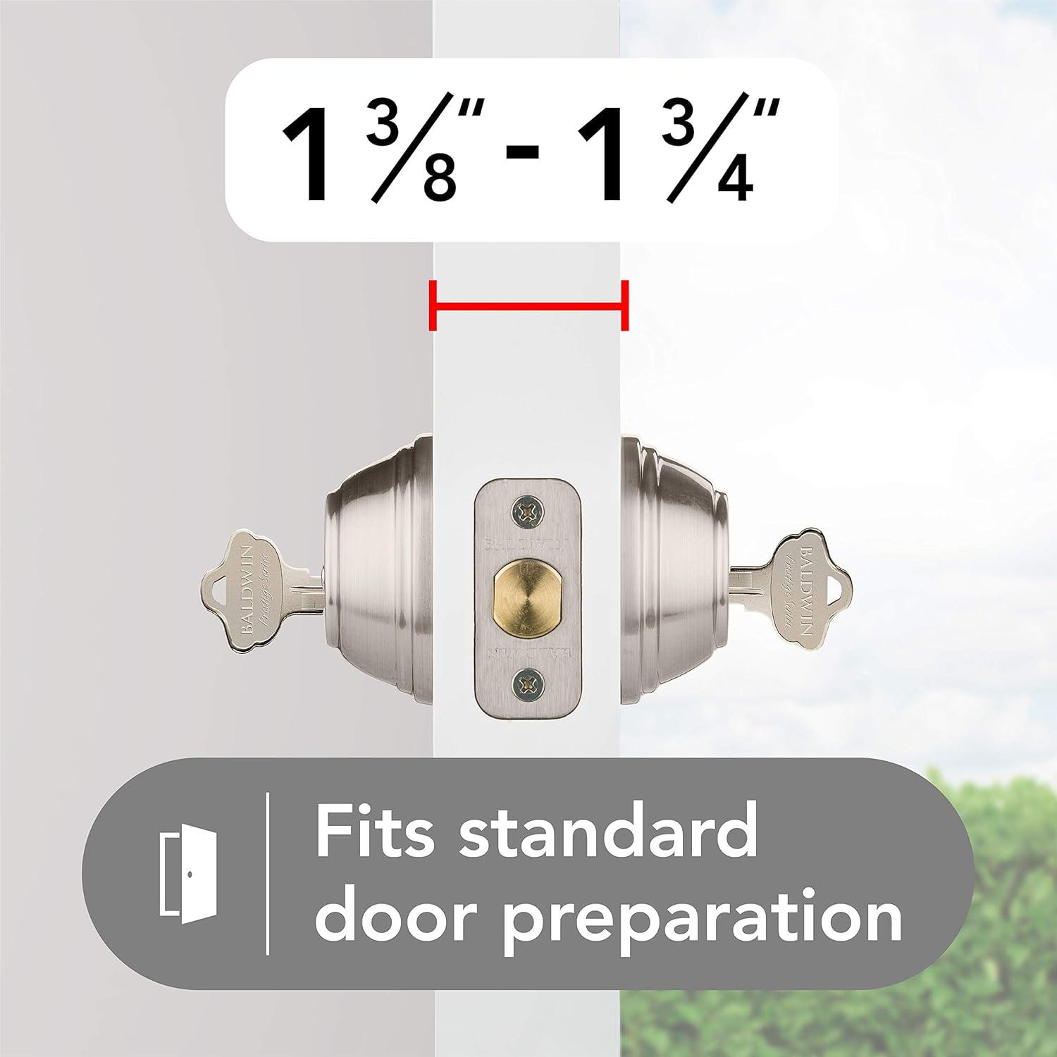 Prestige 385 Round Double Cylinder Deadbolt with SmartKey