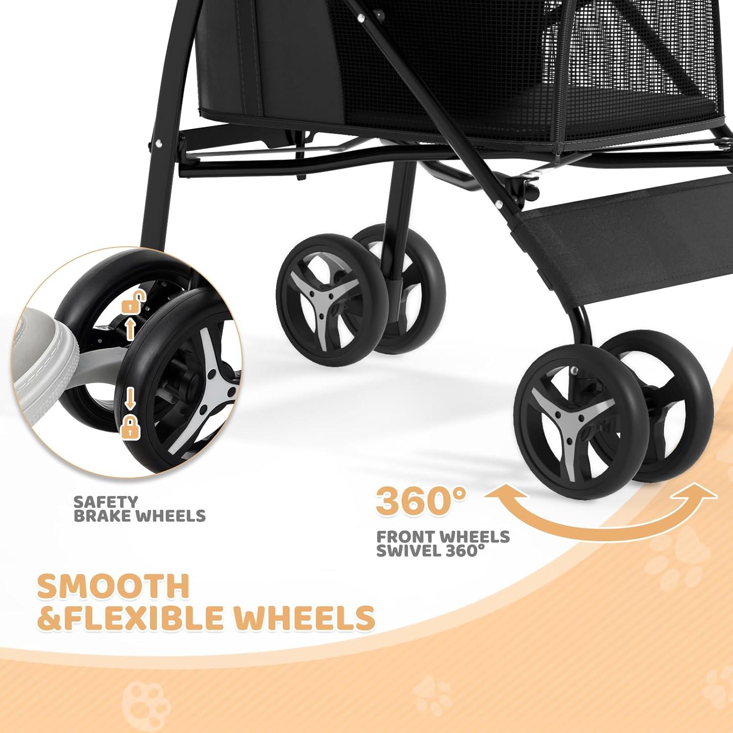 Foldable Pet Stroller