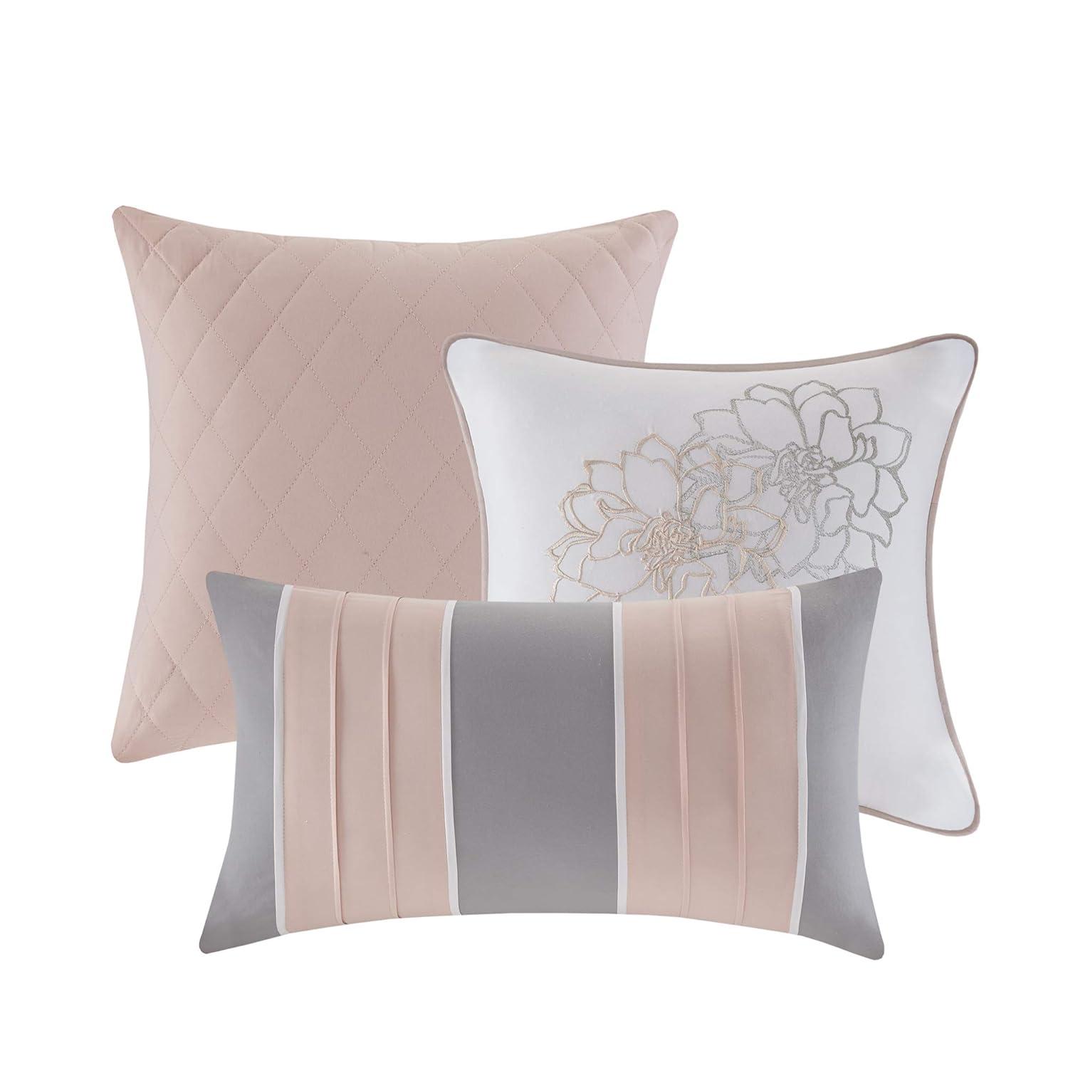 Madison Park Lola 7 Piece Floral Cotton Comforter Set