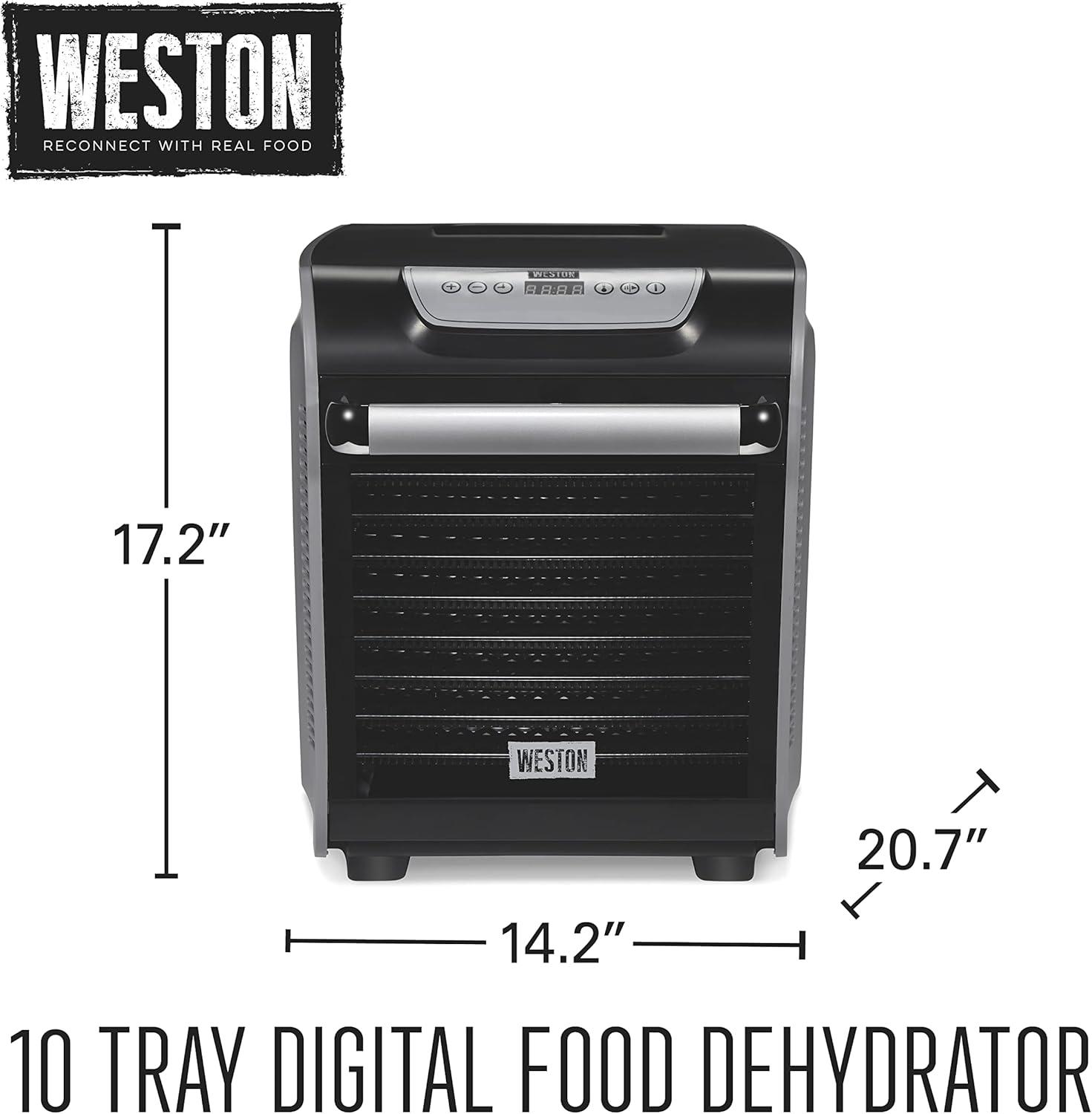 WESTON Marca DIGITAL DEHY 10 Bandeja 900W