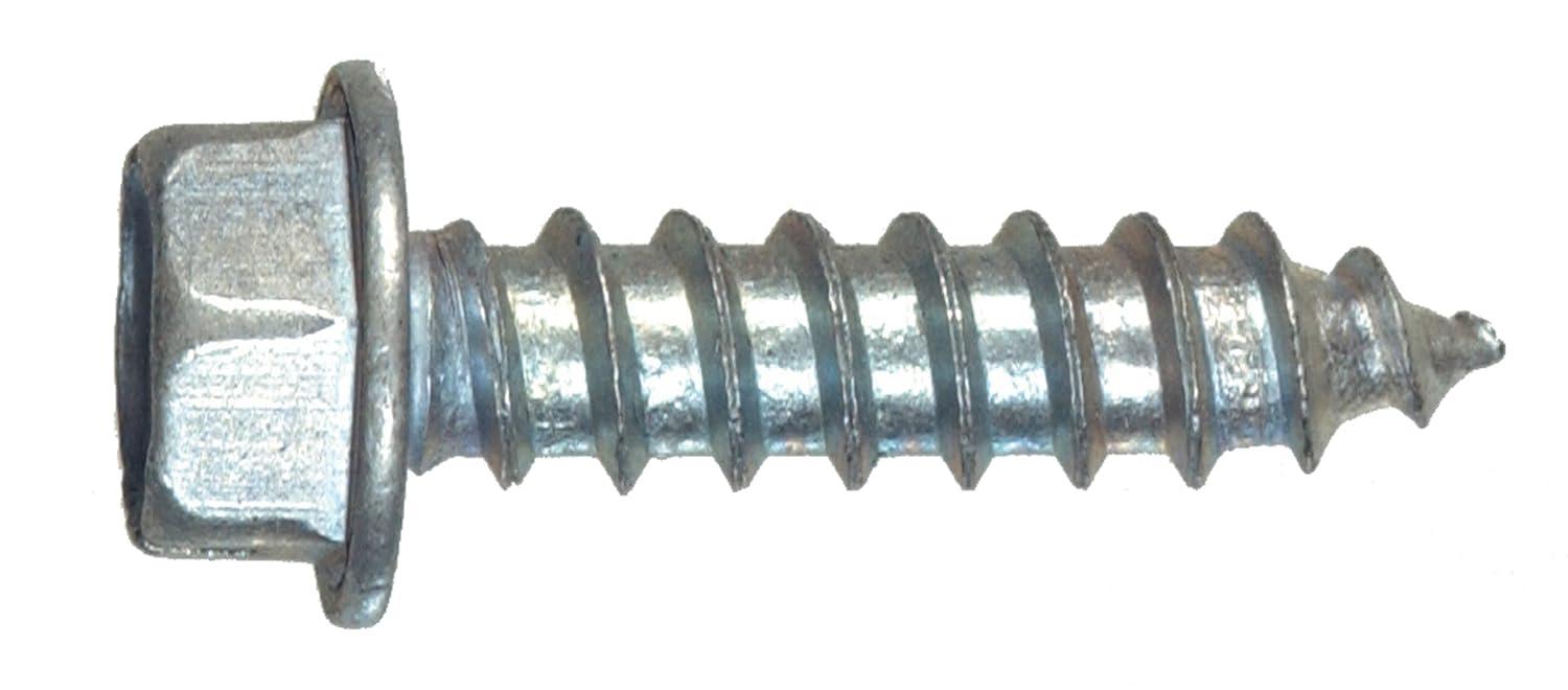 The Hillman Group 35106 Hex Washer Head Sheet Metal Screw 10 x 1/2 100-Pack