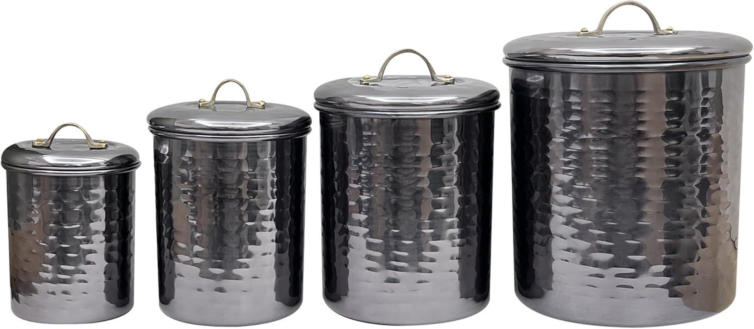 Winston Porter Stainless Steel Canister - Set of 4