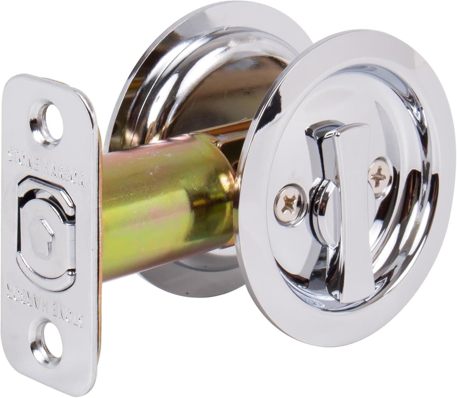 Round Pocket Door Lock